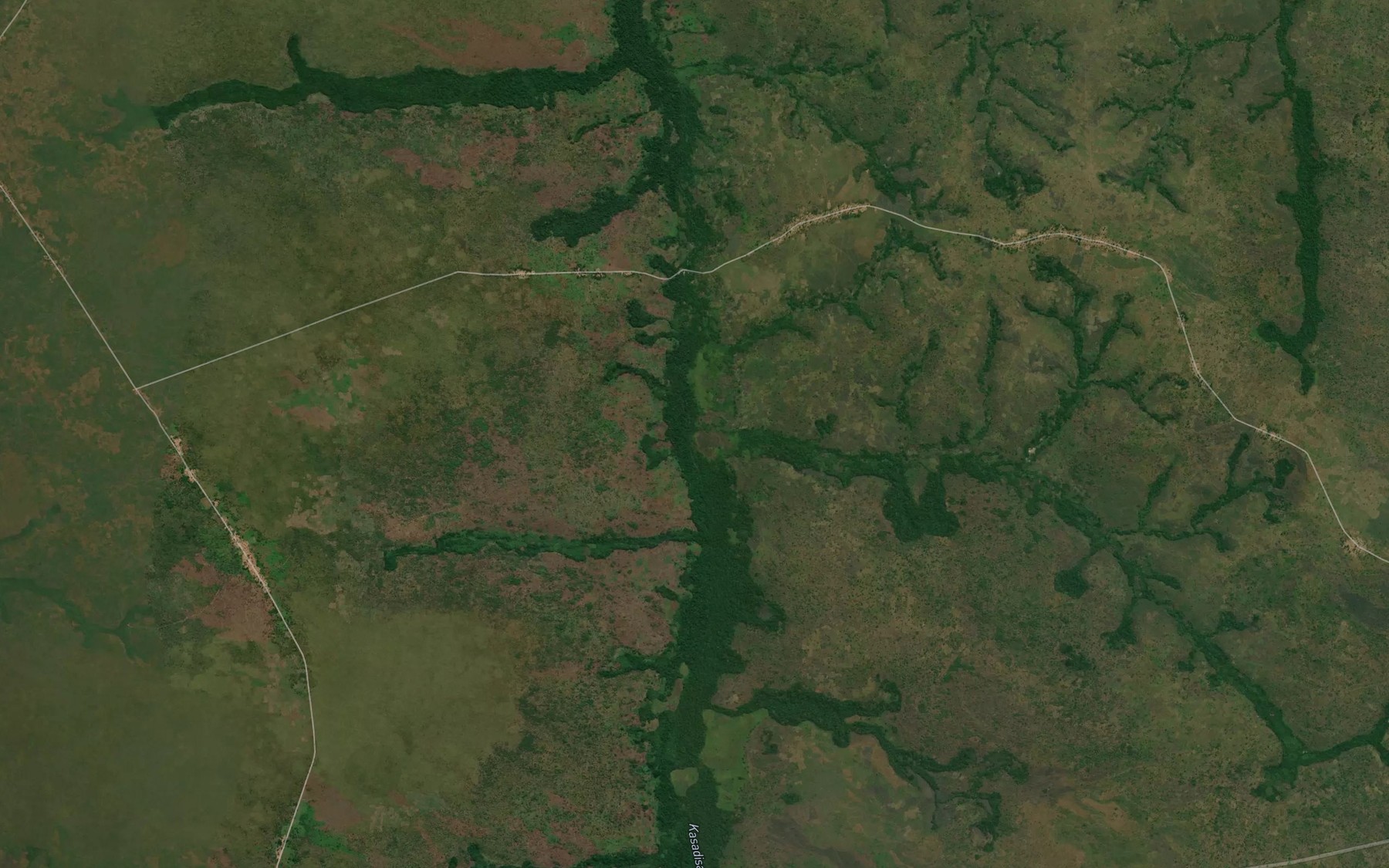Satellite map of the Mundji