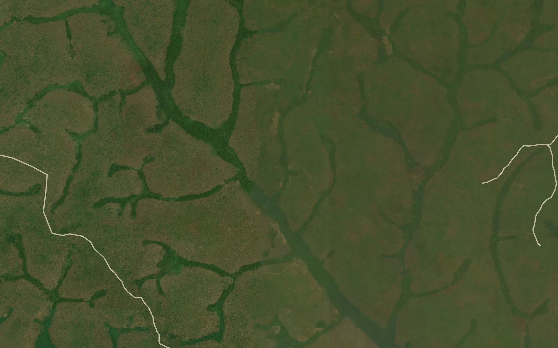Satellite map of the Bebingna