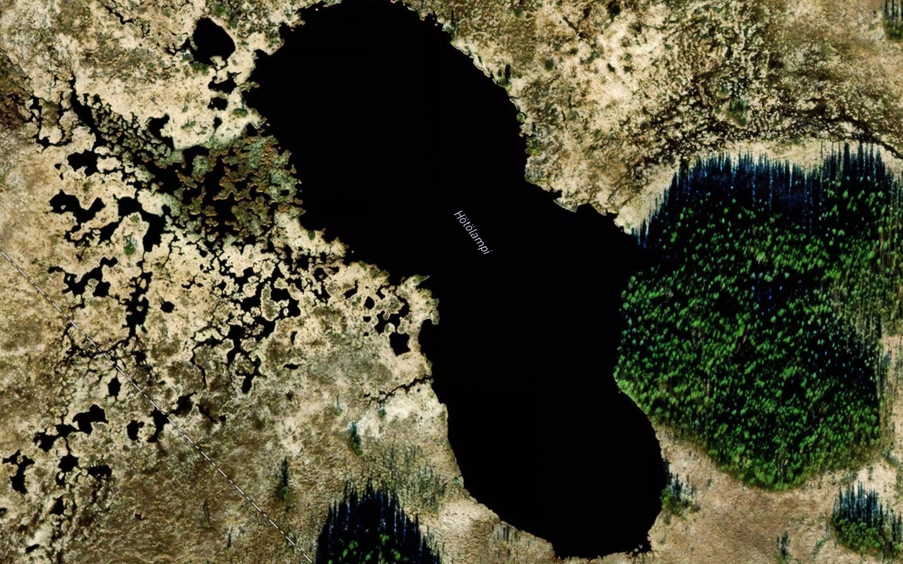 Satellite map of the Hotolampi