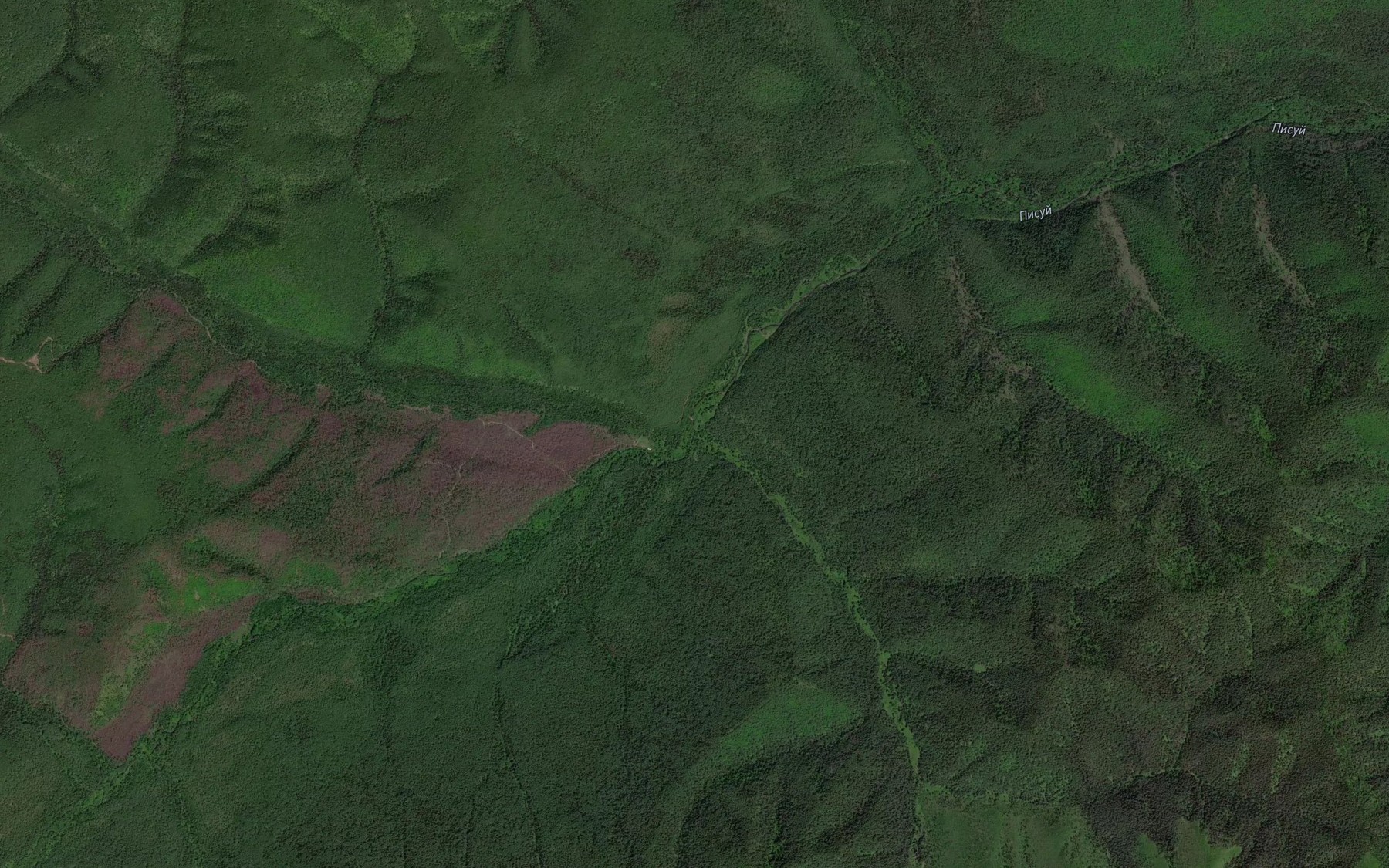 Satellite map of the Luka