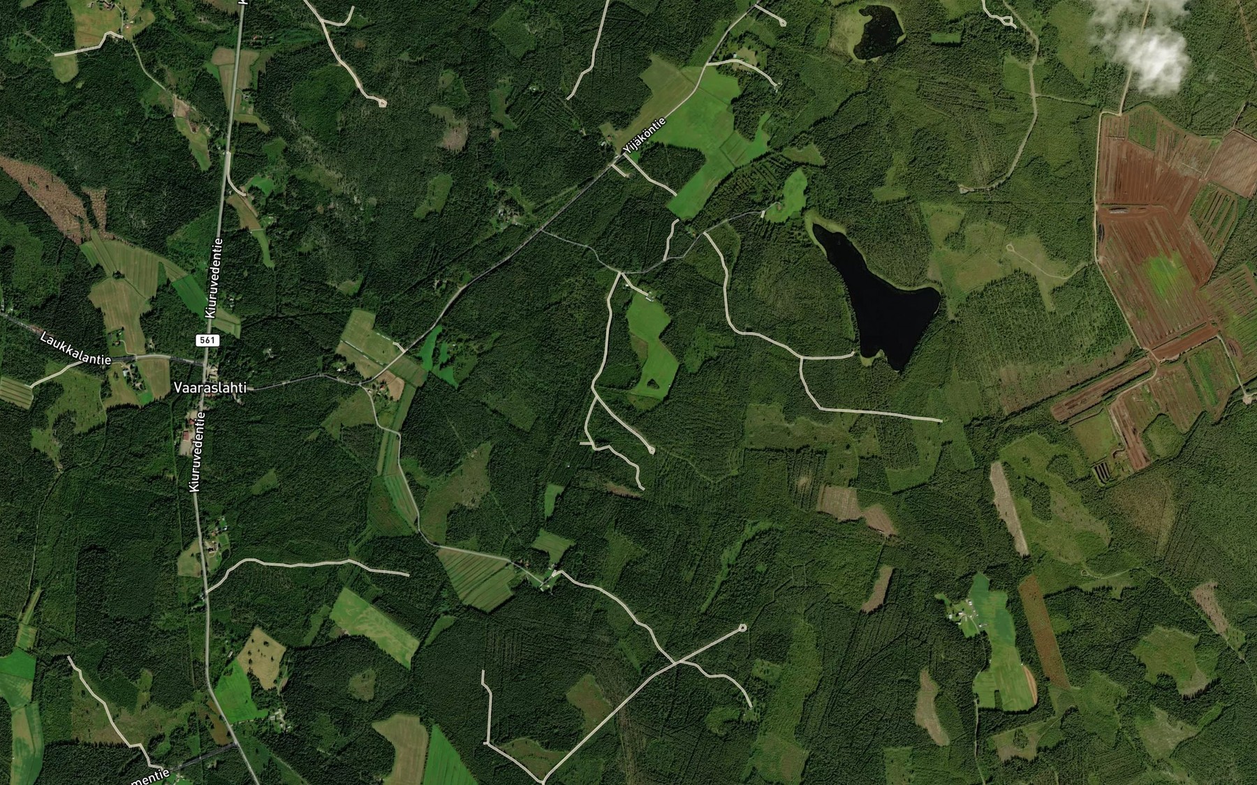 Satellite map of the Ylapuro