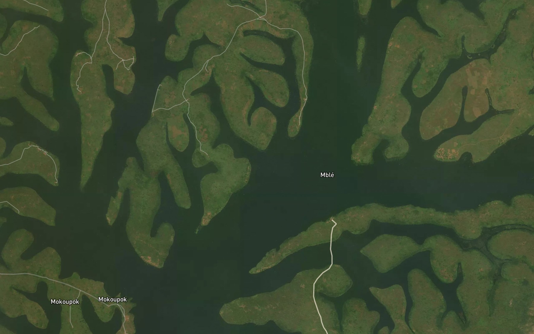 Satellite map of the Yim