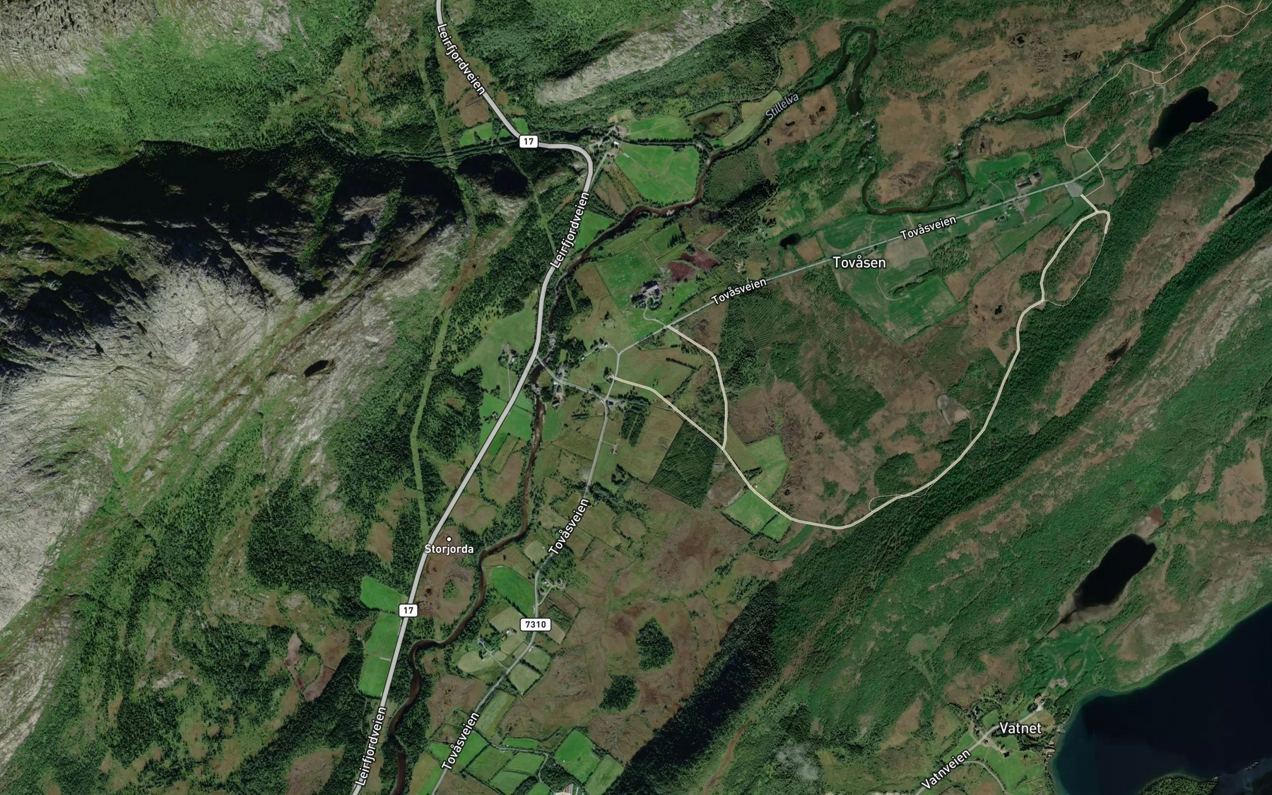 Satellite map of the Laremmbekkjen