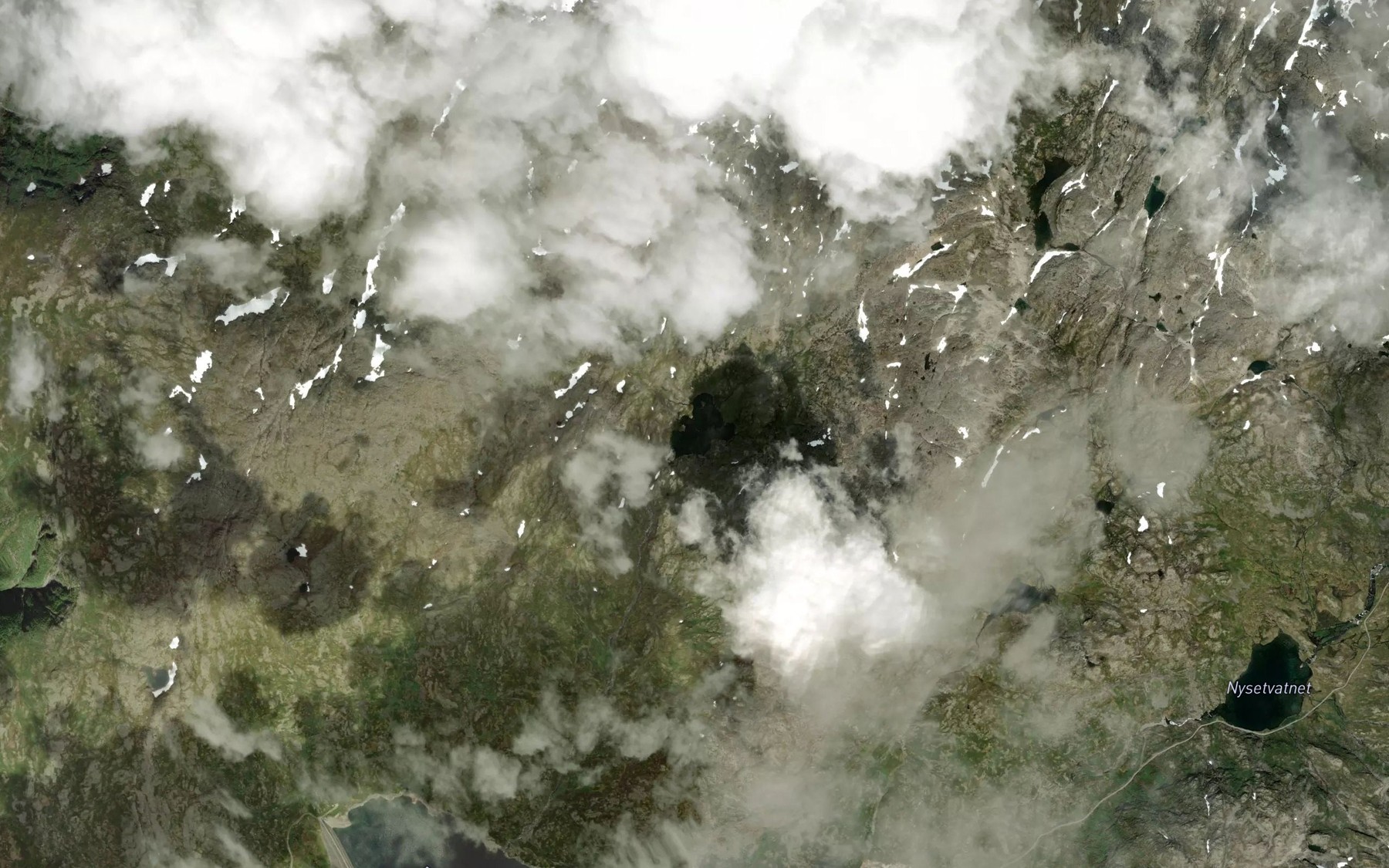 Satellite map of the Hellingvatnet