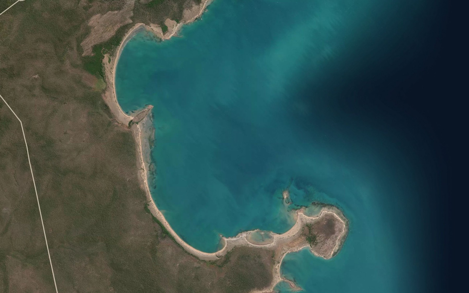 Satellite map of the Hempel Bay