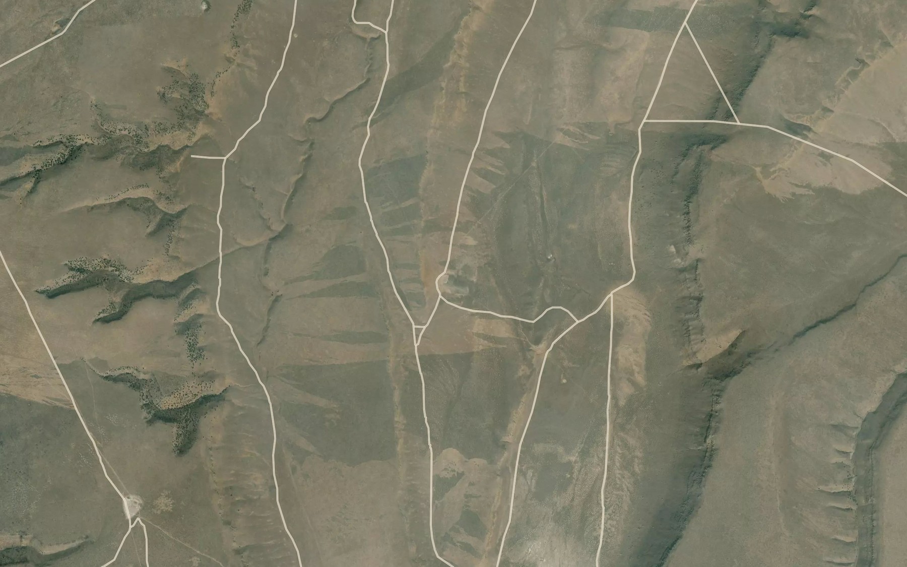 Satellite map of the Monahan Lake