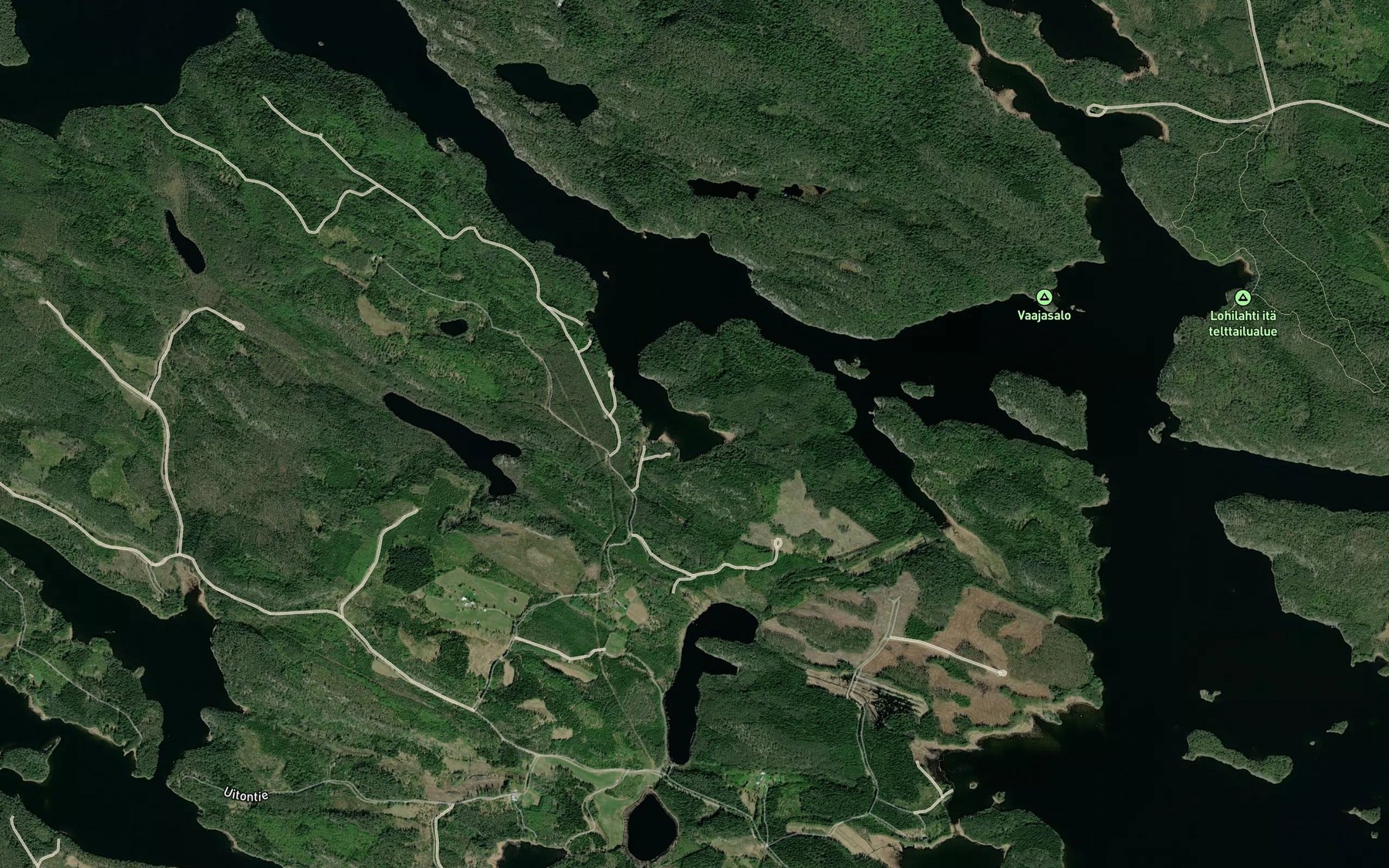Satellite map of the Tetrilahti