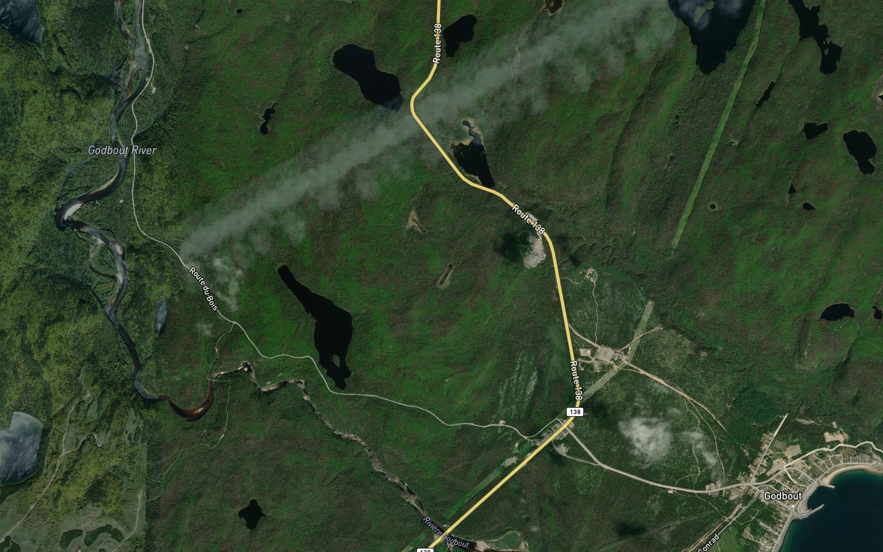 Satellite map of the Lac a Philippe