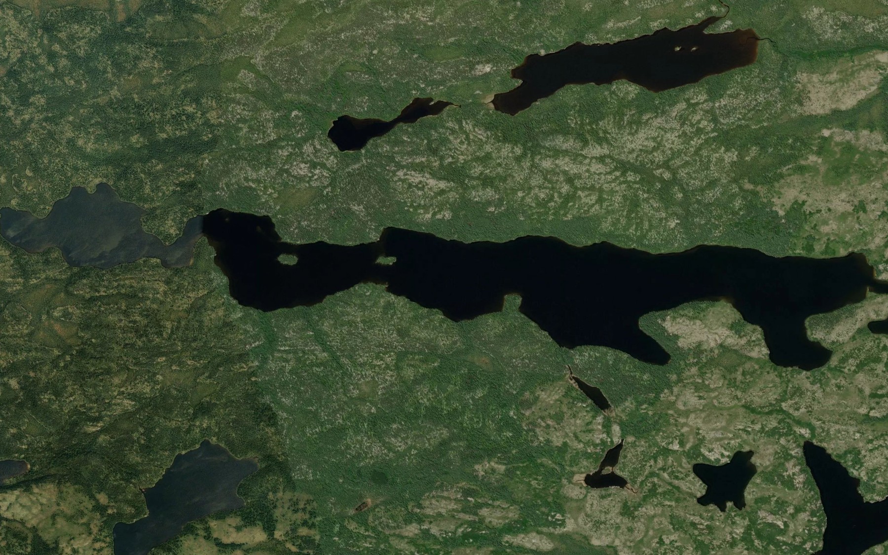 Satellite map of the Lac Yatiwanikaw