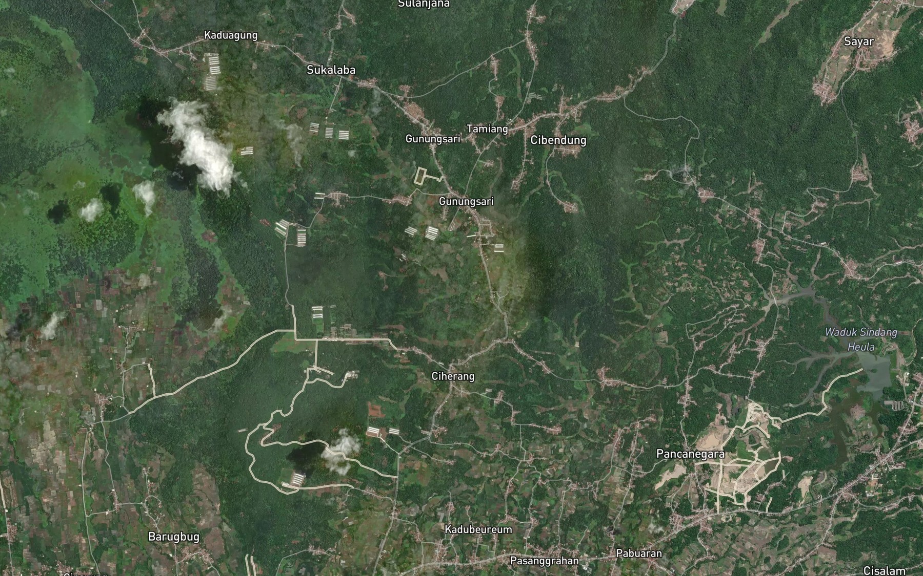 Satellite map of the Ci Tahul