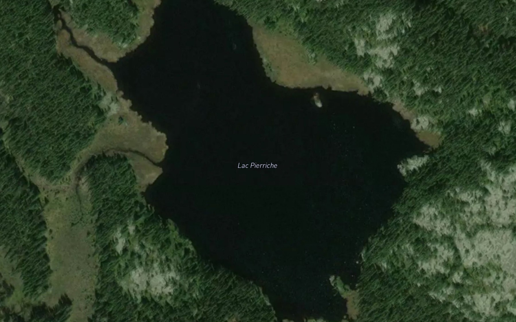 Satellite map of the Lac Pierriche