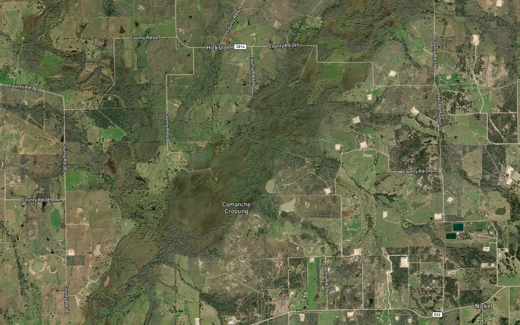 Satellite map of the Valley Branch