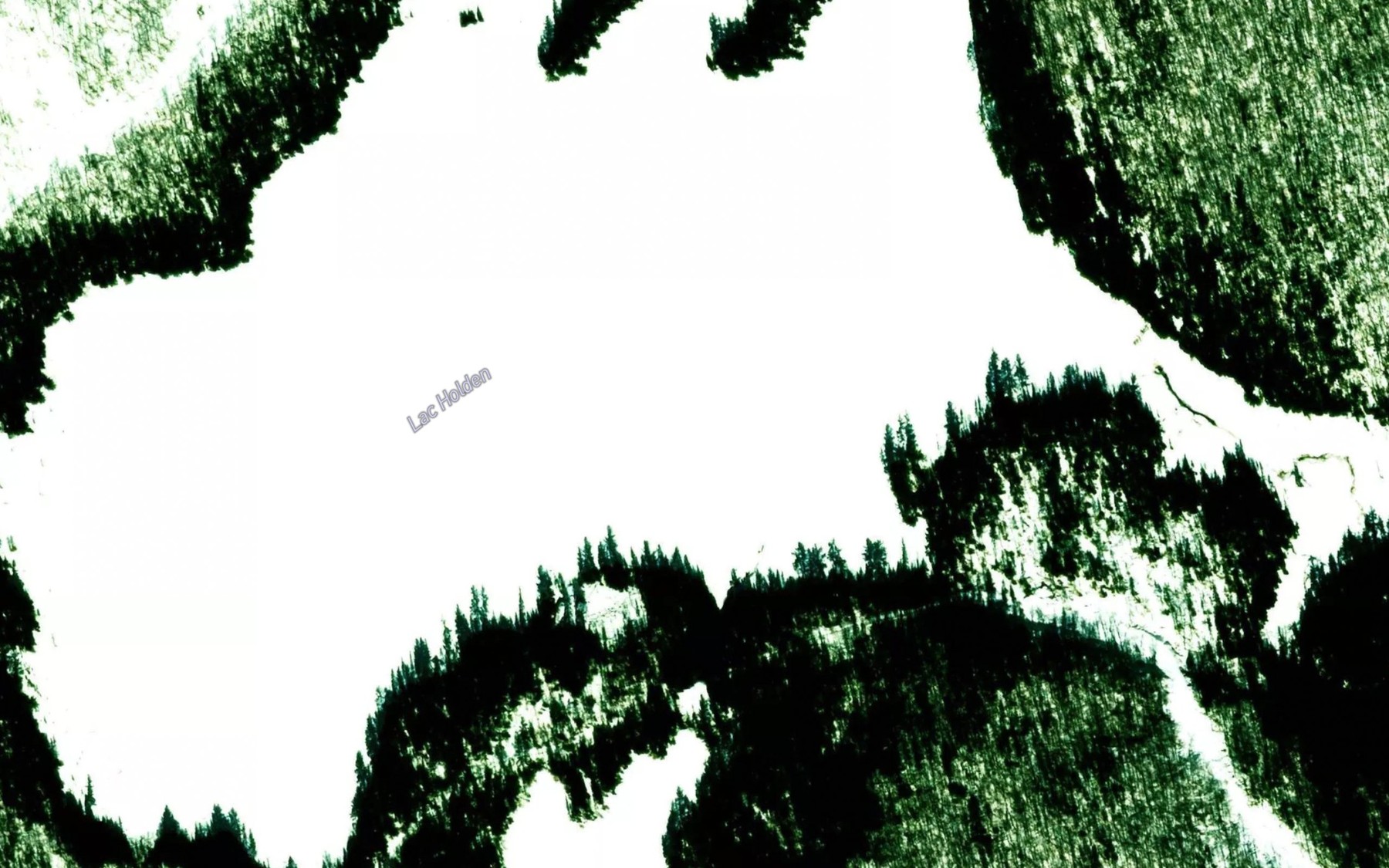 Satellite map of the Lac Holden