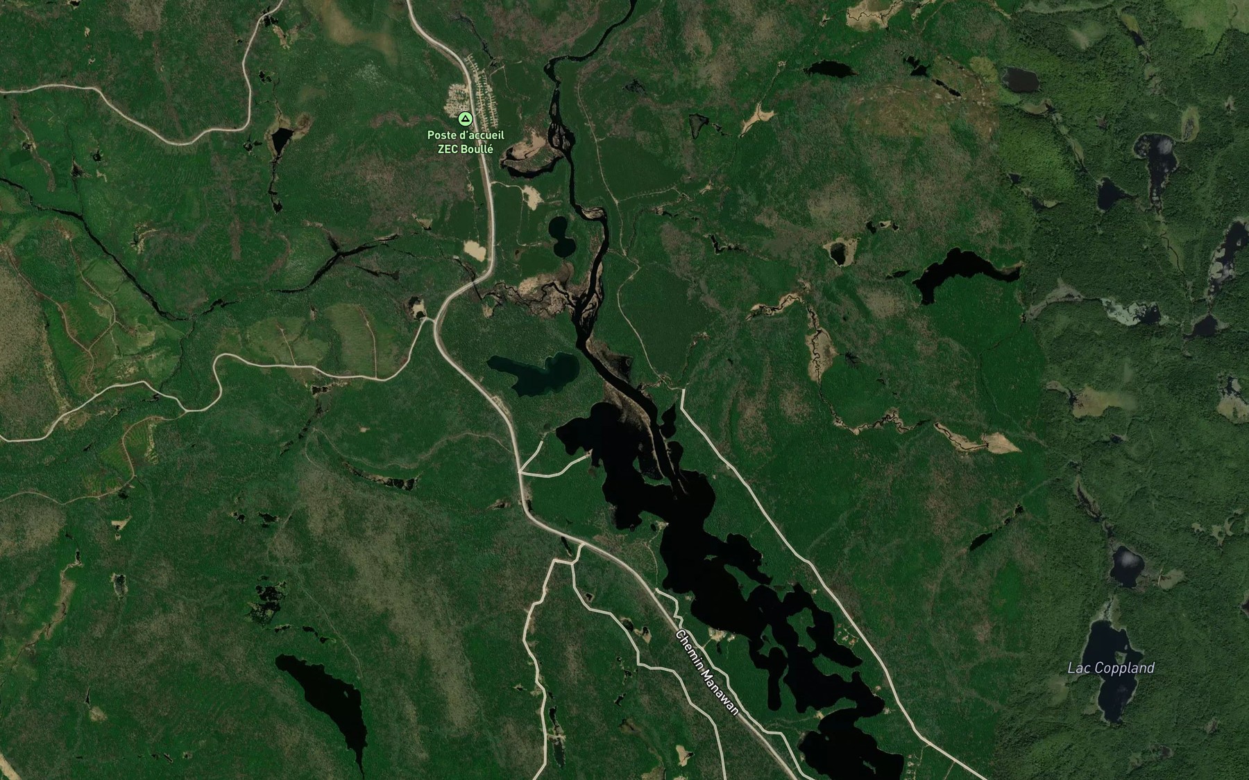 Satellite map of the Ruisseau du Guide