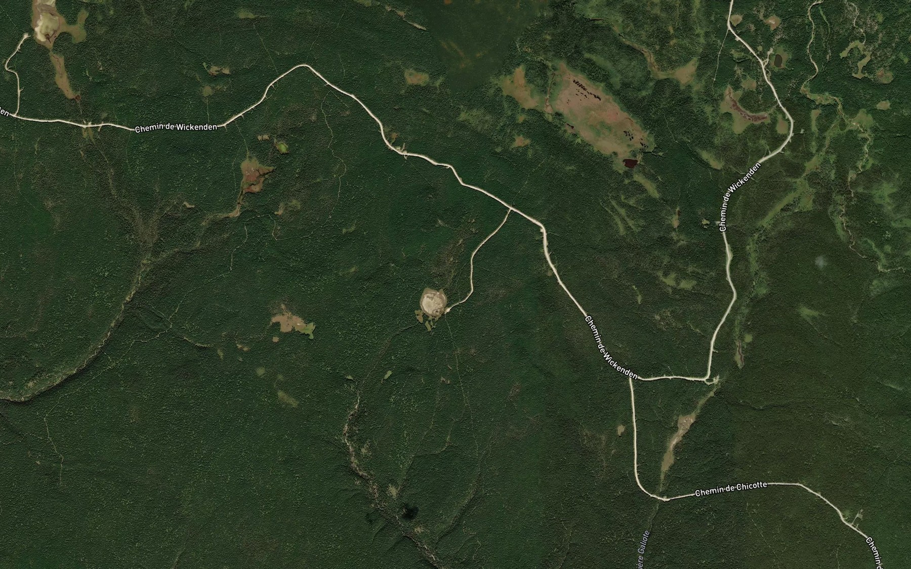 Satellite map of the Etang de la Gelinotte