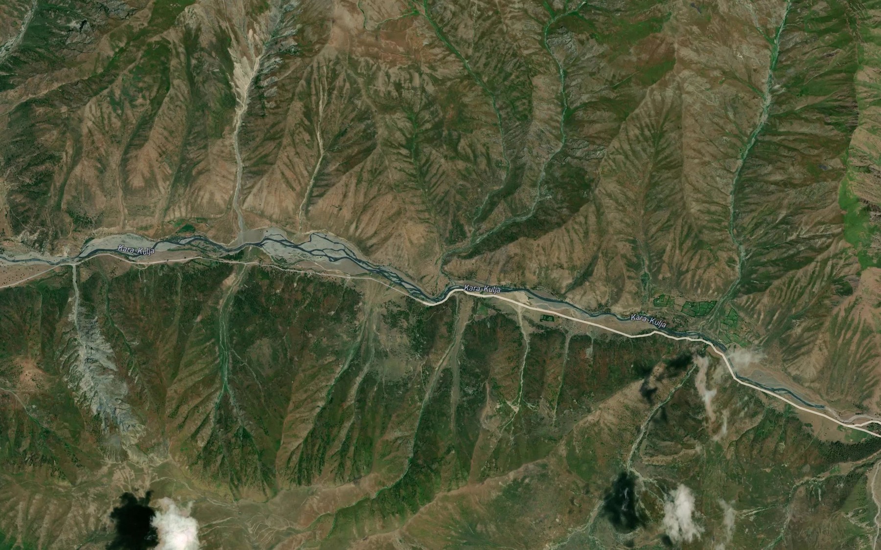 Satellite map of the Oyalma