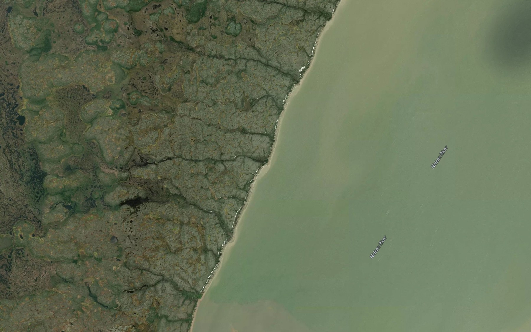 Satellite map of the Marmalade Creek