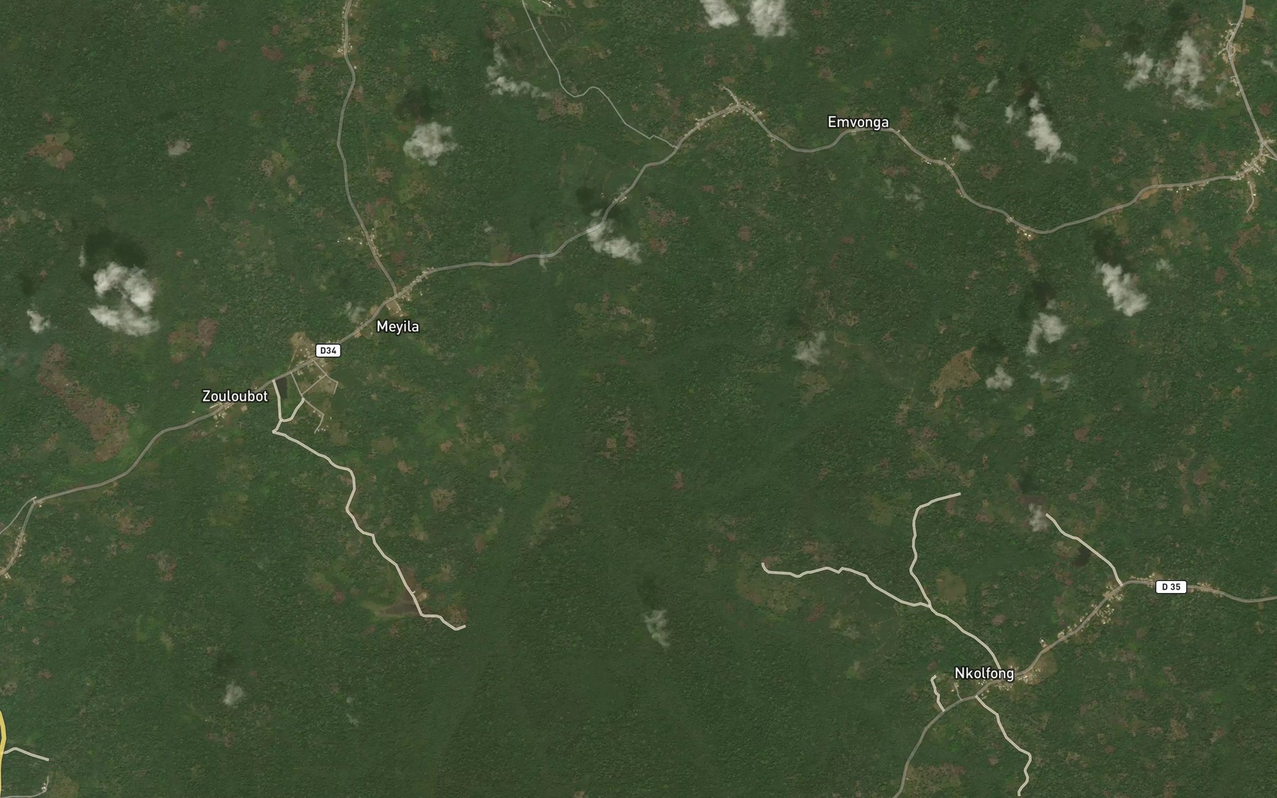 Satellite map of the Etoo