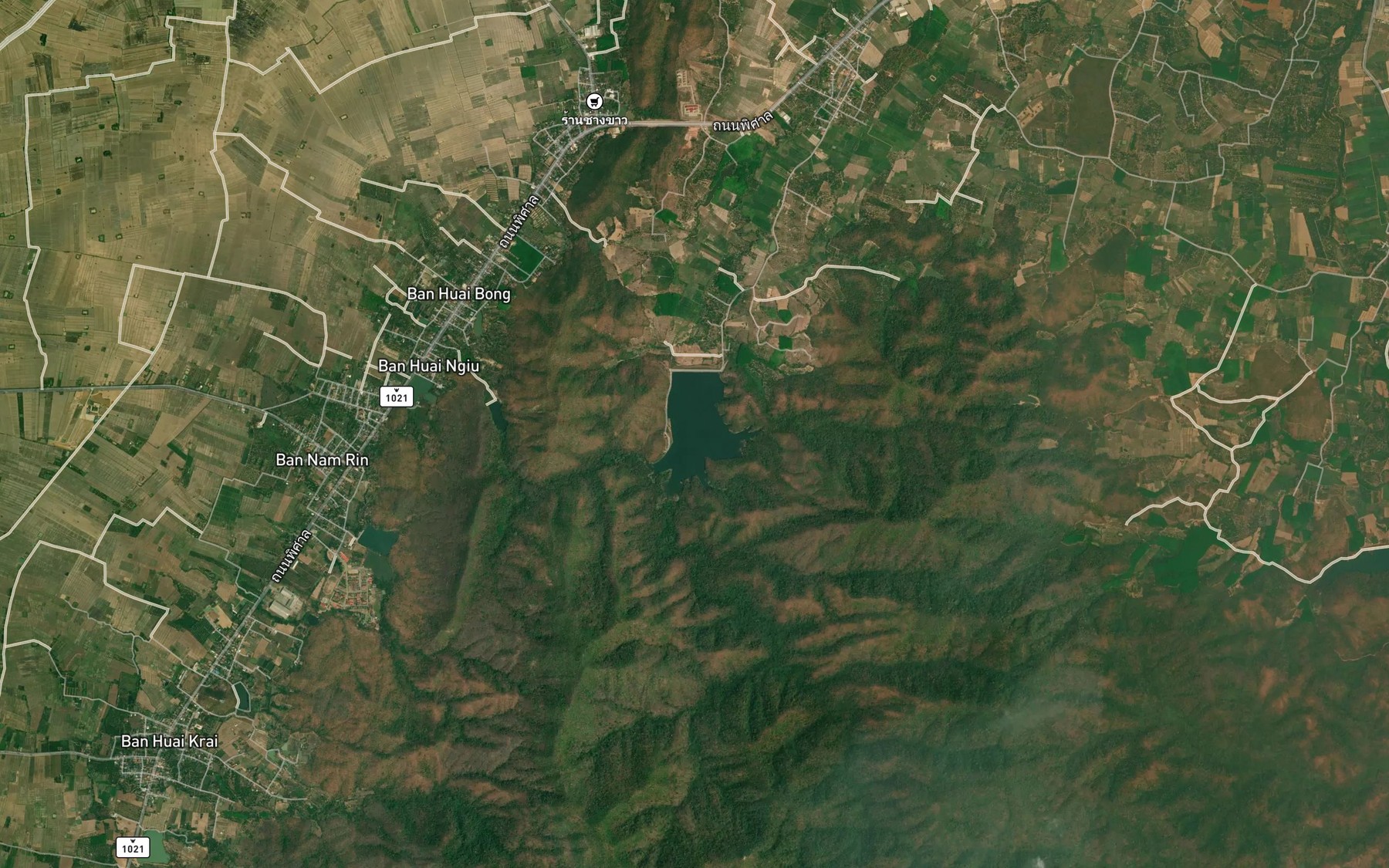 Satellite map of the Ang Kep Nam Huai Mae Tam