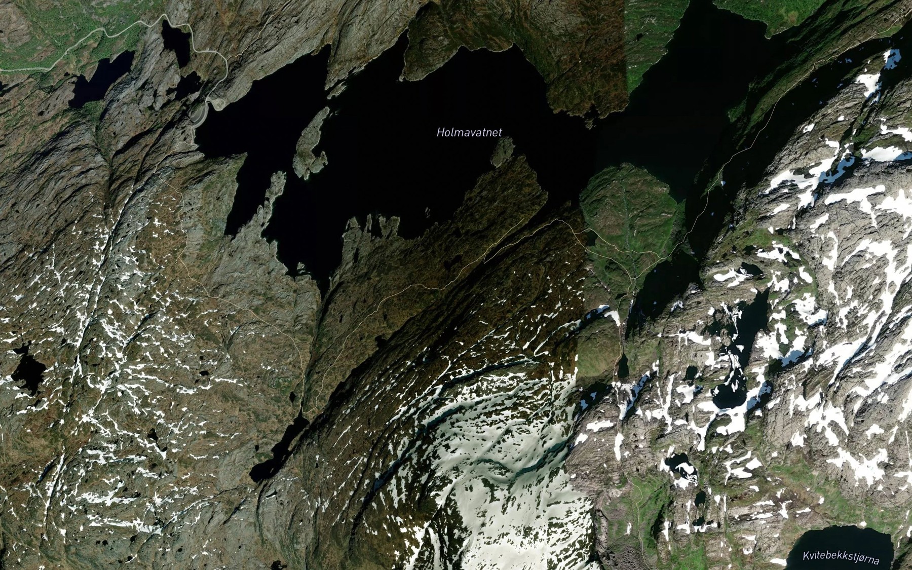 Satellite map of the Langatjorni