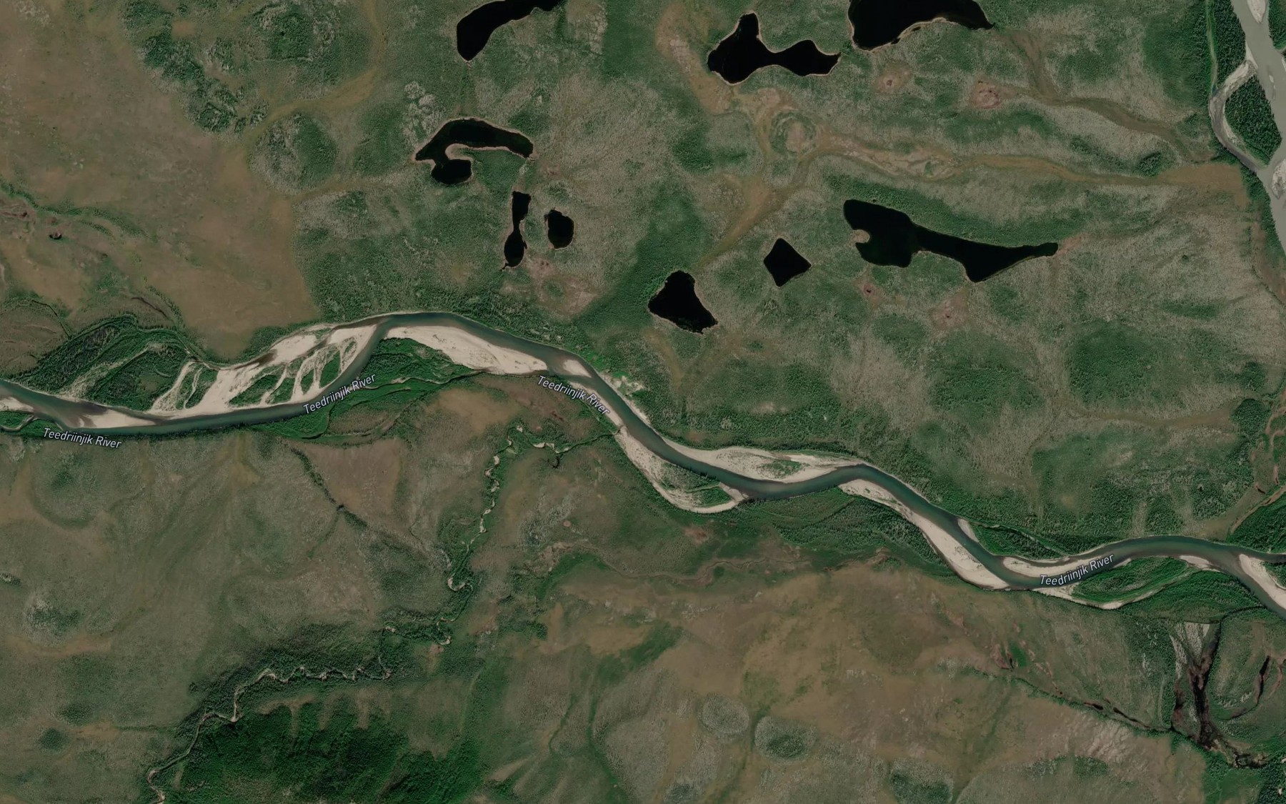 Satellite map of the Monarch Creek