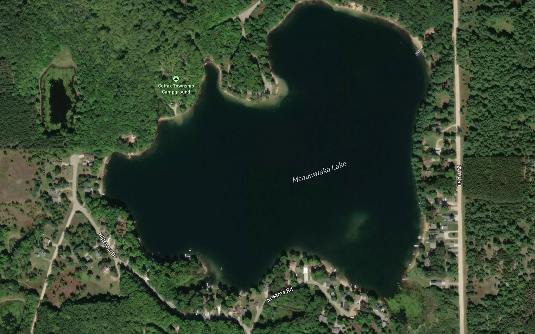 Satellite map of the Meauwataka Lake