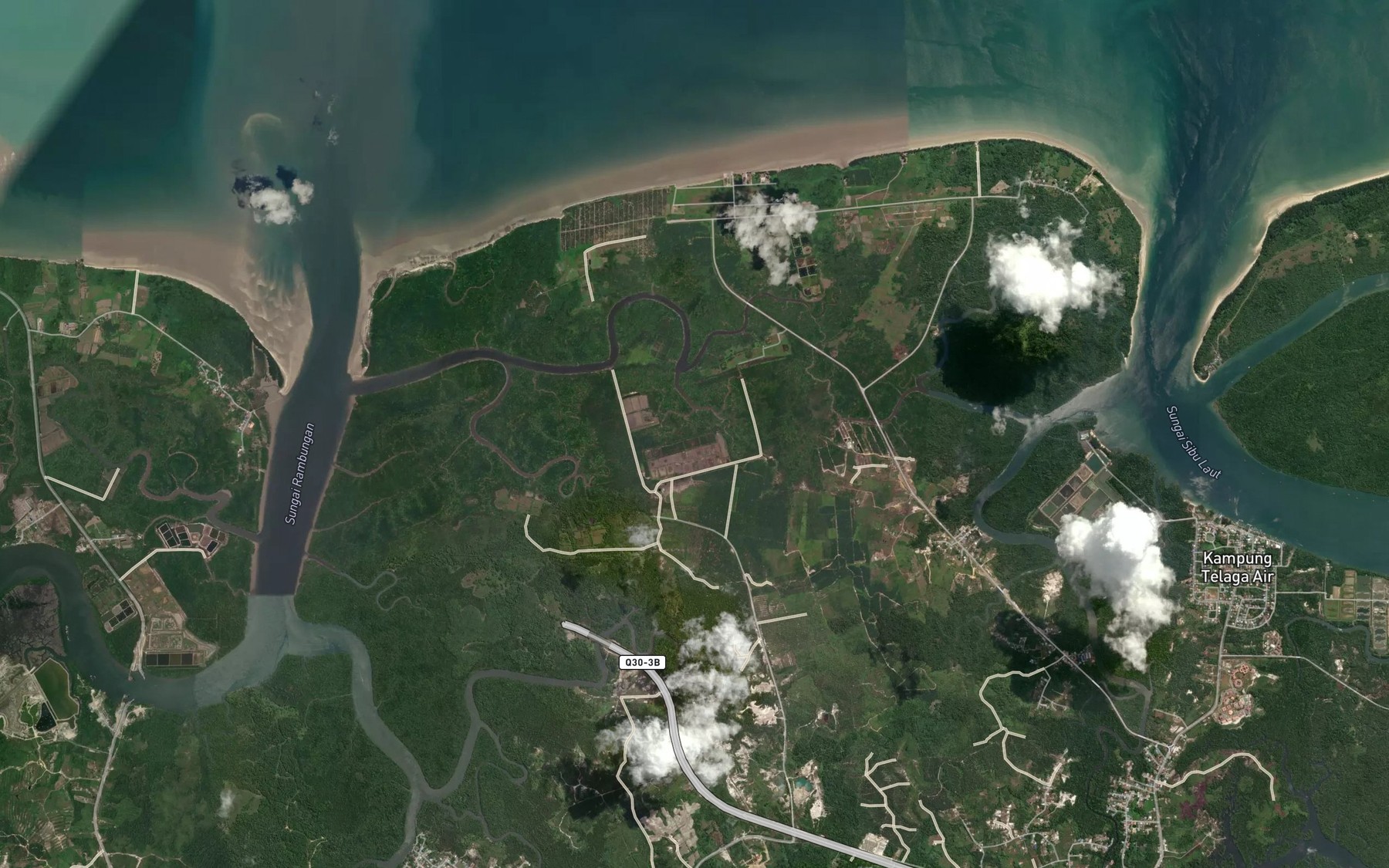 Satellite map of the Sungai Chuat