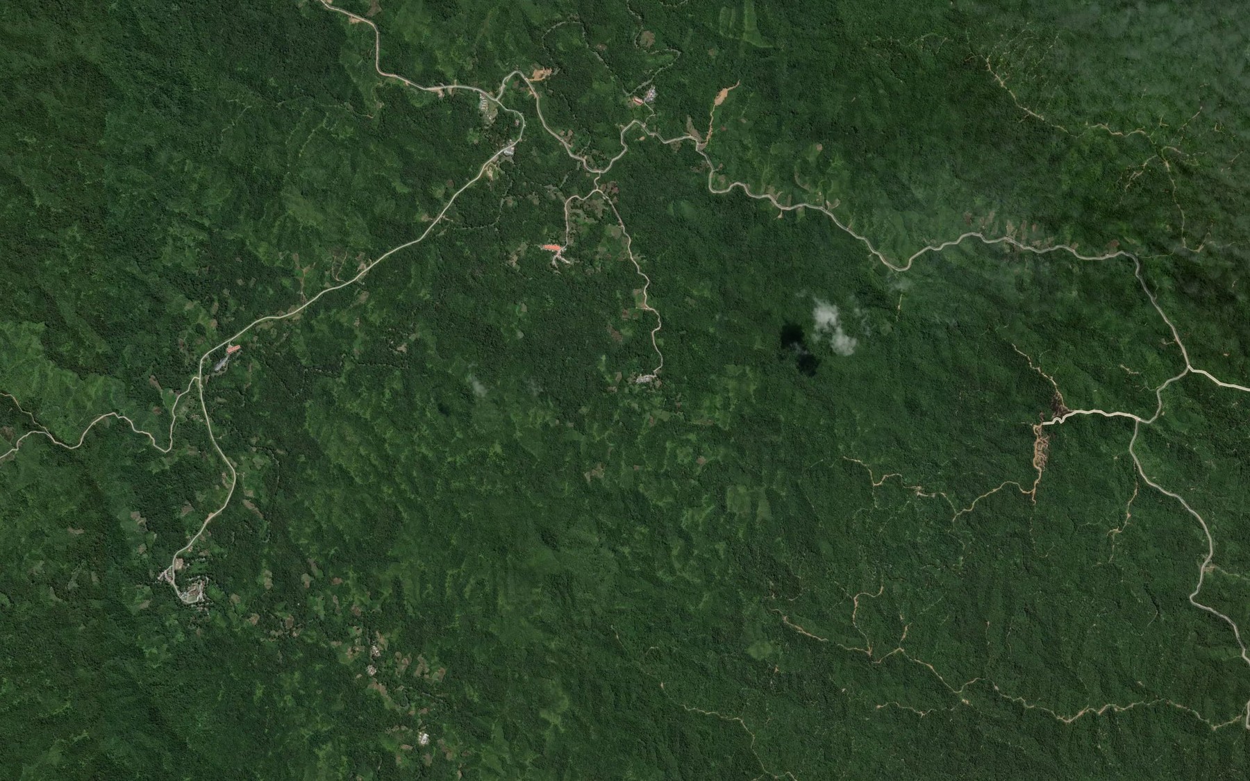 Satellite map of the Sungai Dangun