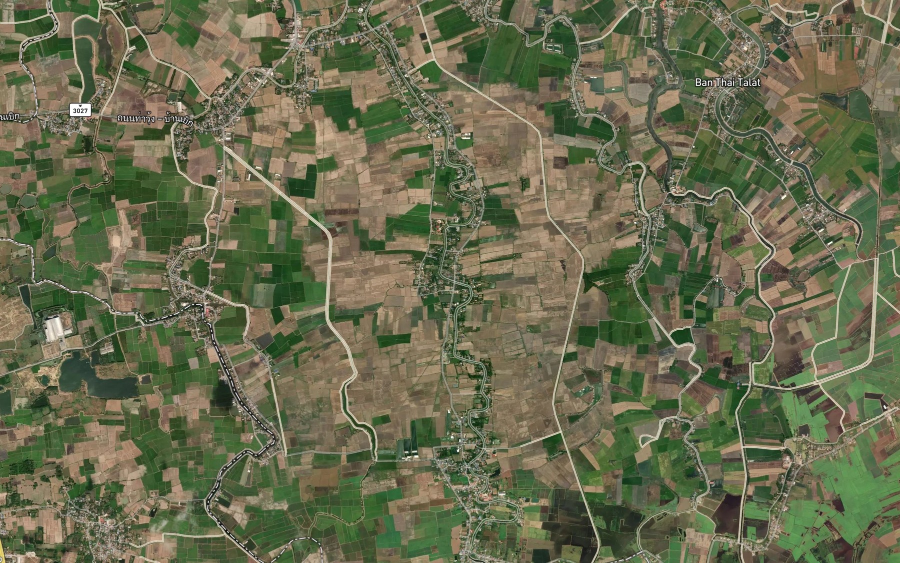 Satellite map of the Khlong Pho Tru