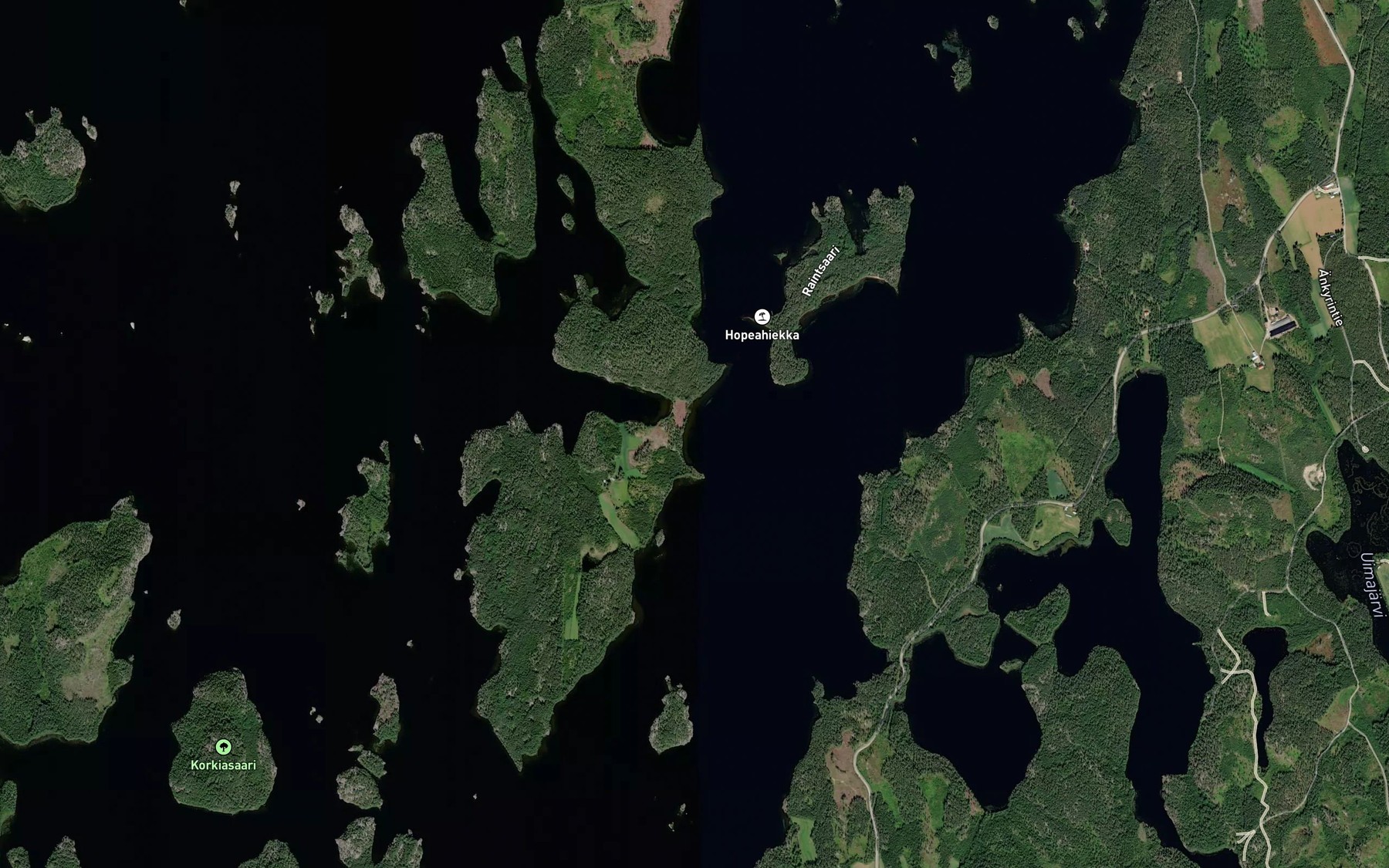 Satellite map of the Riihilahti