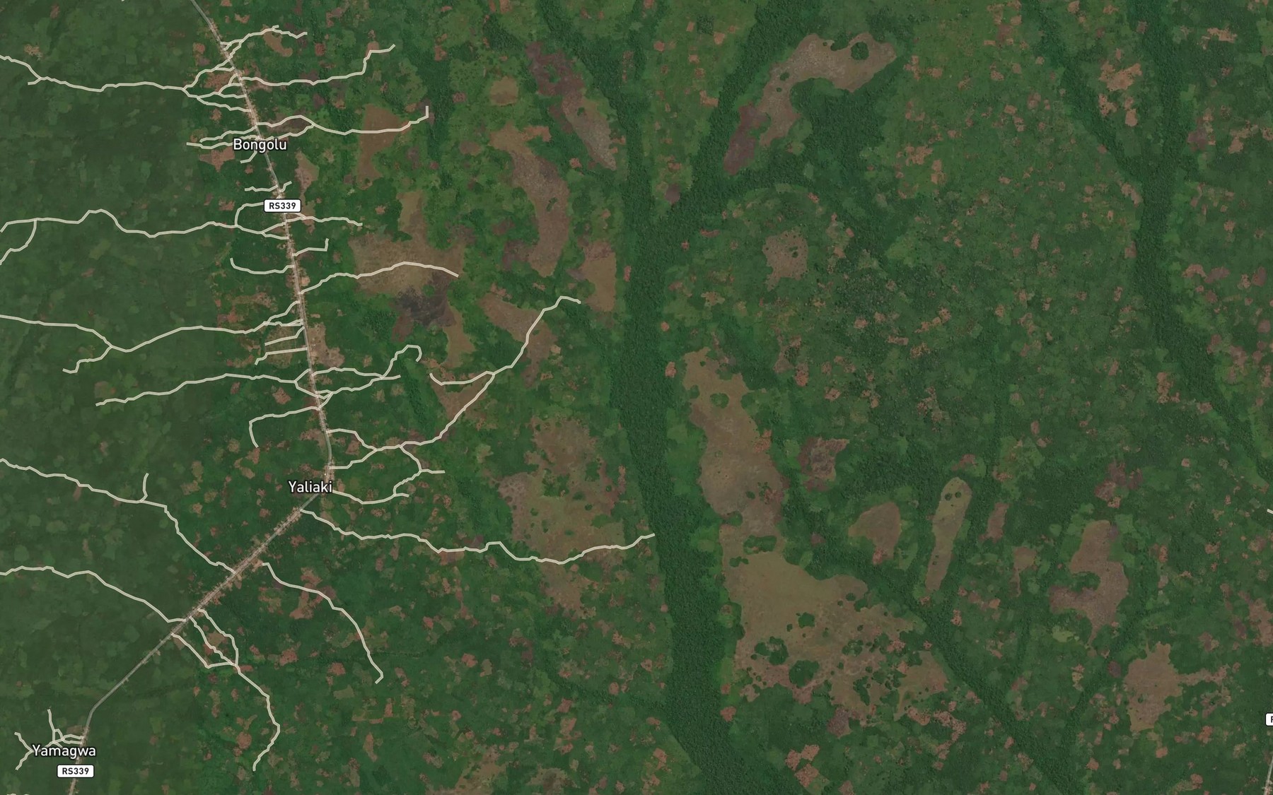 Satellite map of the Sobele