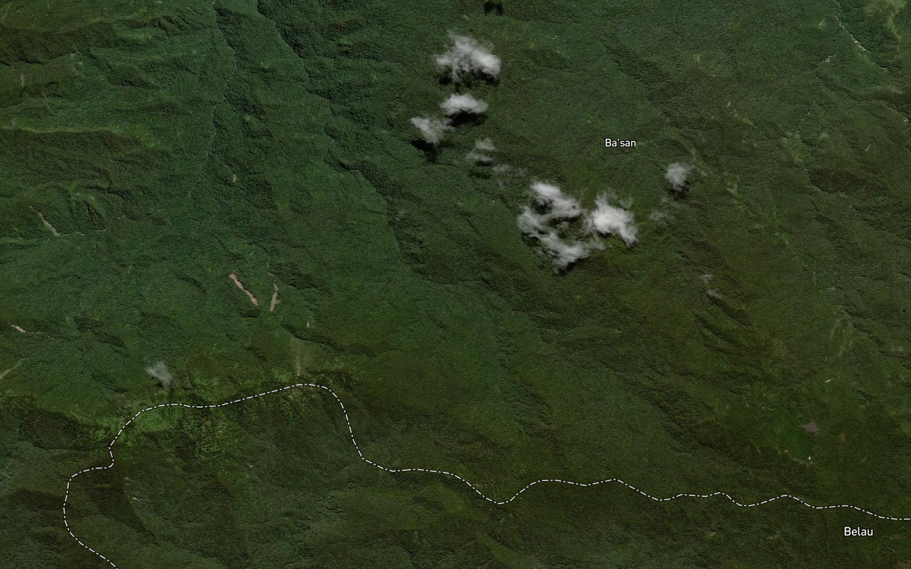 Satellite map of the Salu Matikmatik