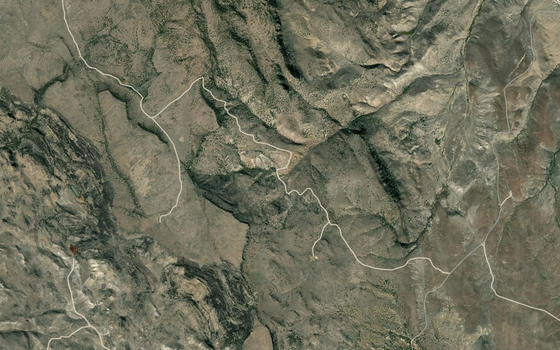 Satellite map of the Upper Mud Spring