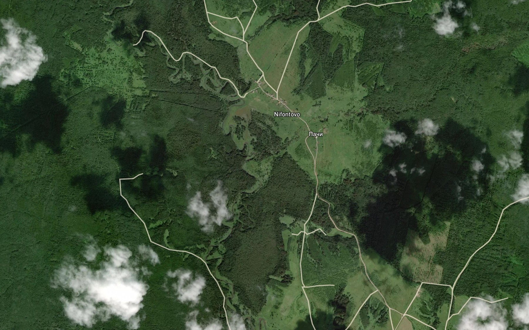 Satellite map of the Lomashor