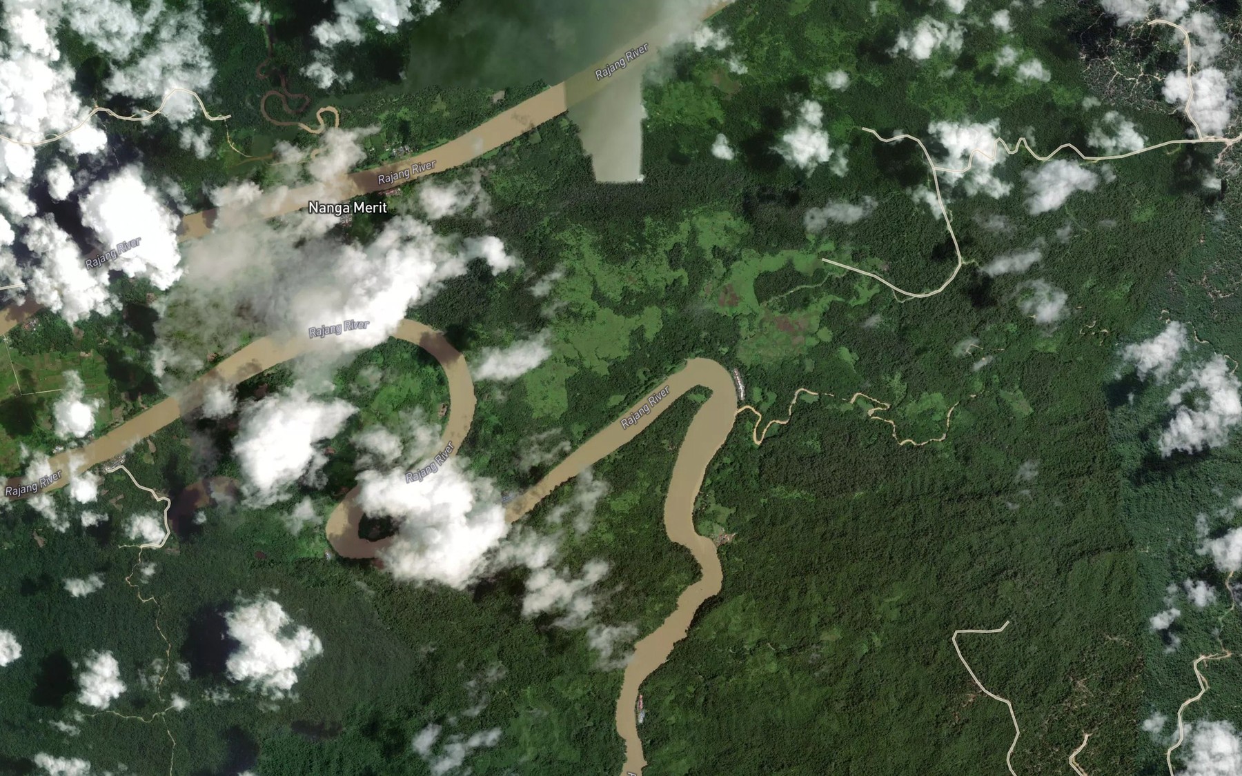 Satellite map of the Sungai Sama