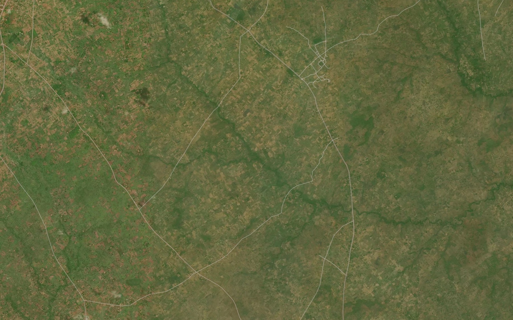 Satellite map of the River Burnor