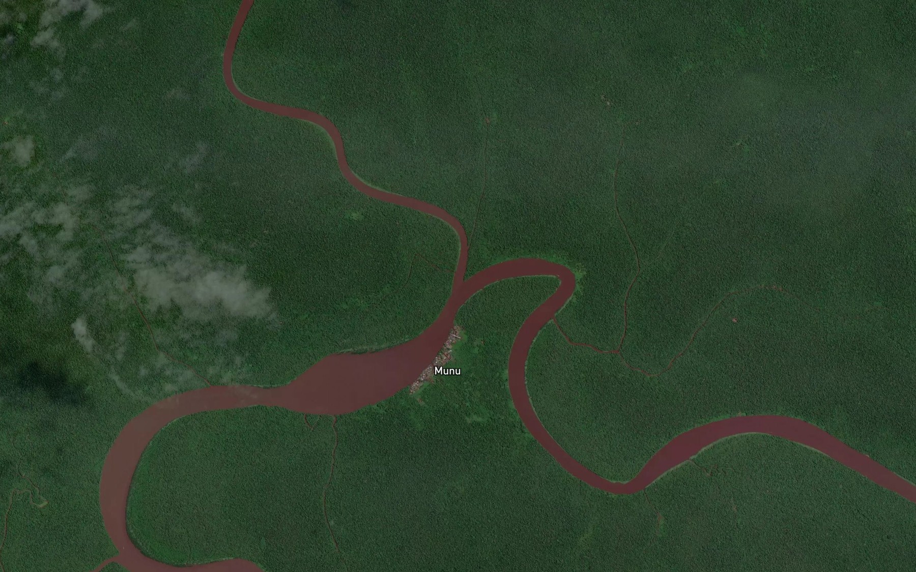 Satellite map of the Sungai Van der Sande