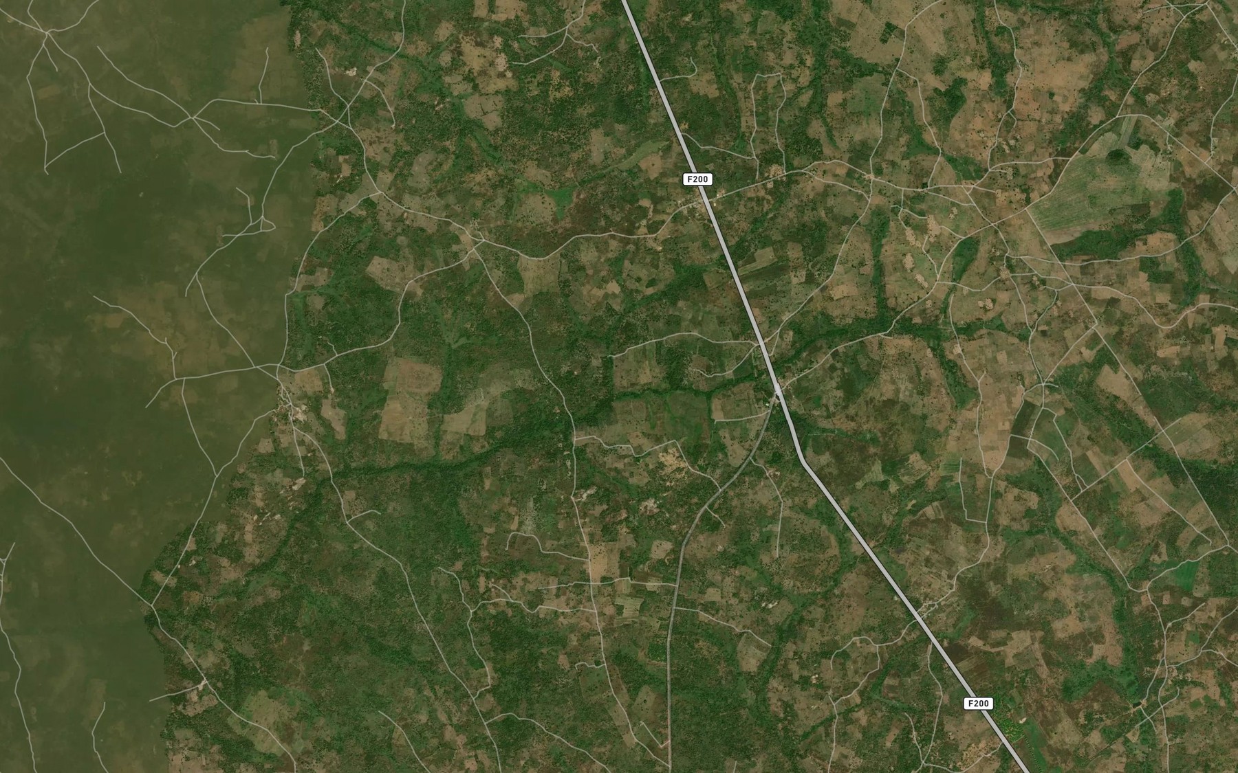 Satellite map of the River Banke