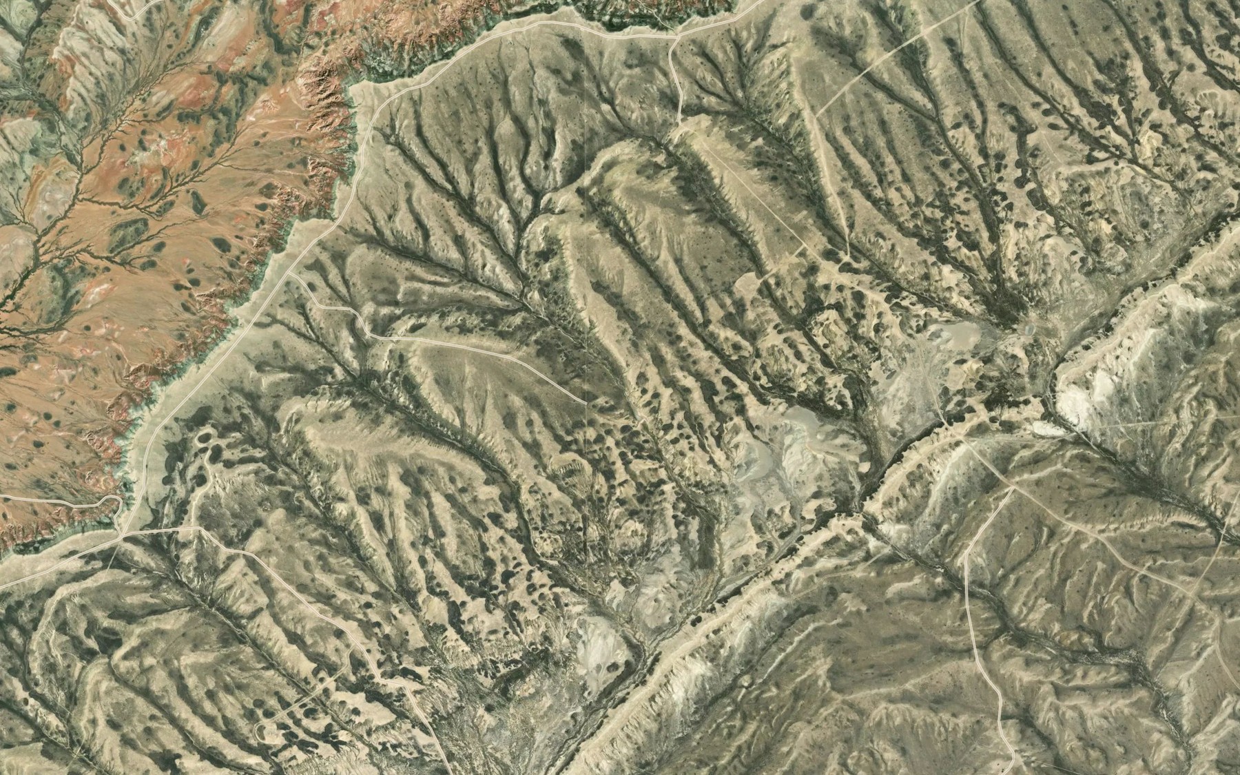 Satellite map of the Delaney Spring