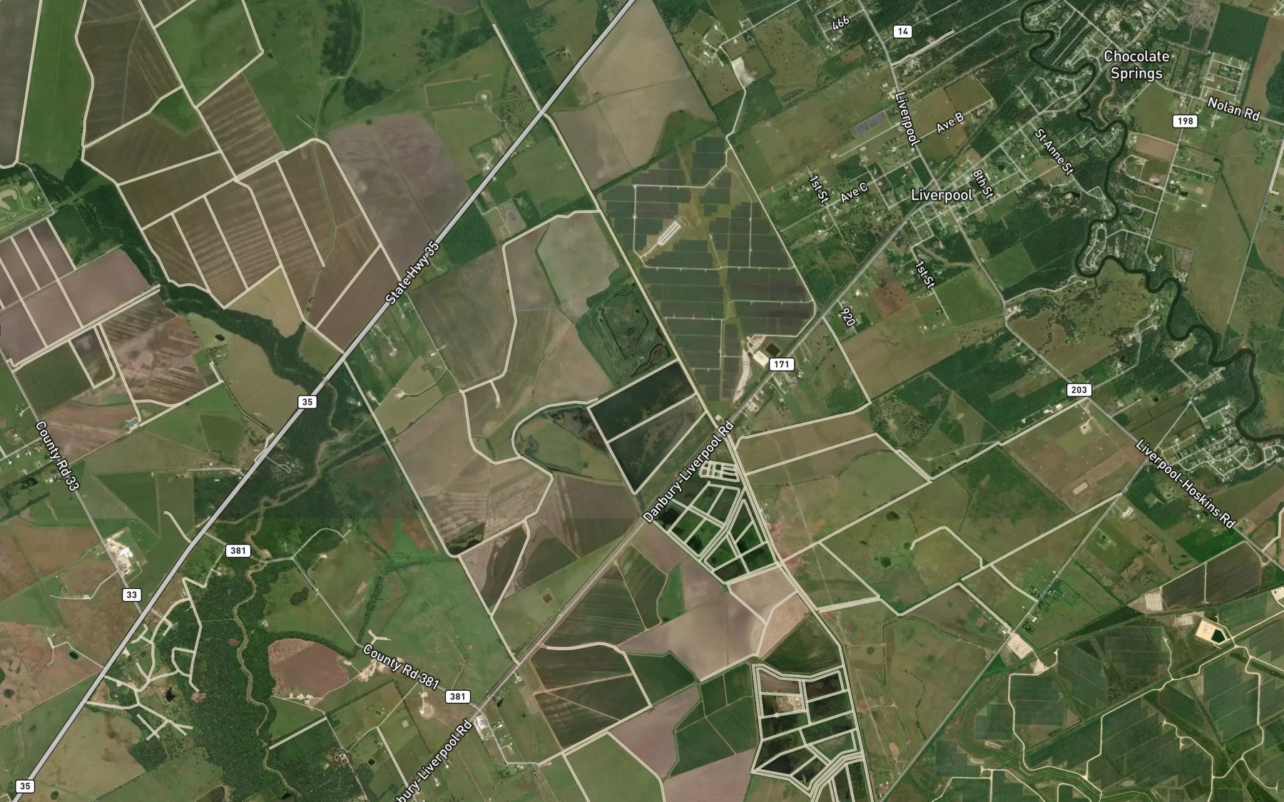 Satellite map of the Dingle Lake Number 1