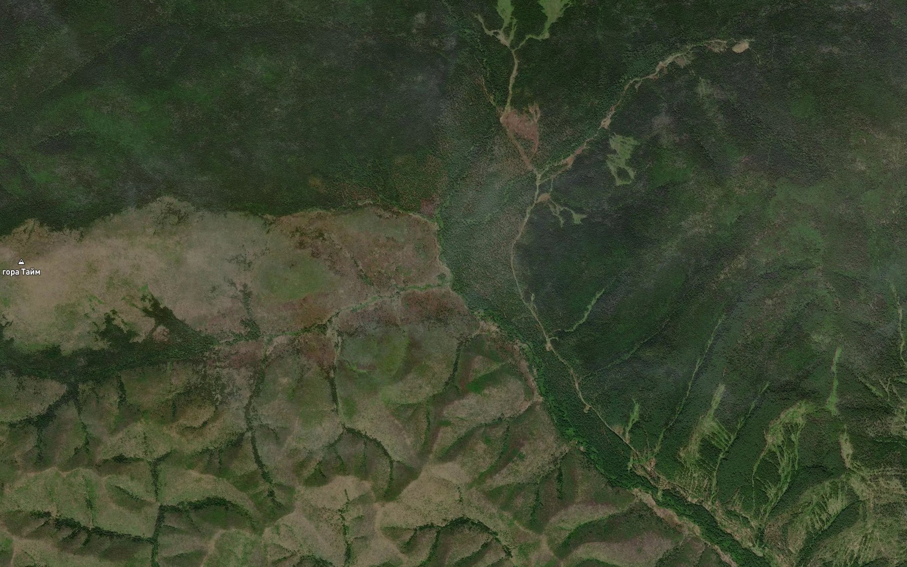 Satellite map of the Oleniy