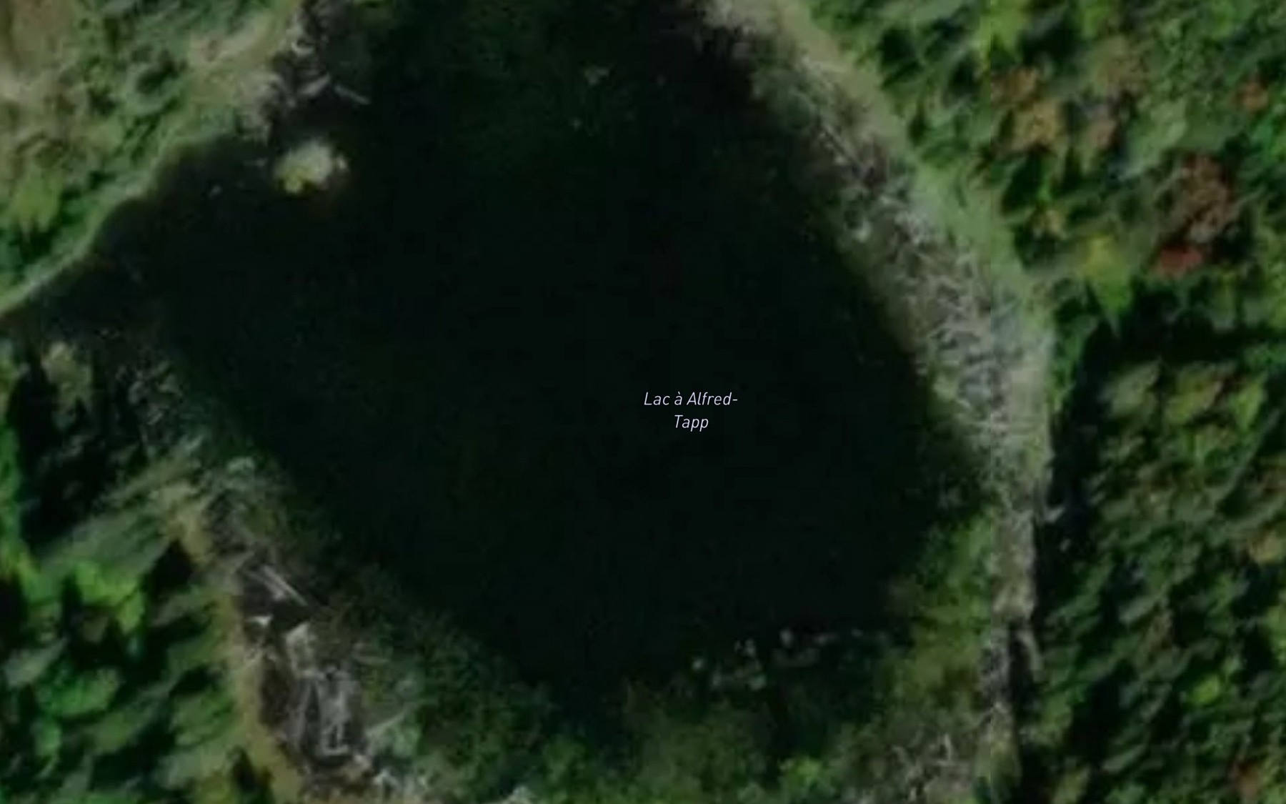 Satellite map of the Lac a Alfred-Tapp
