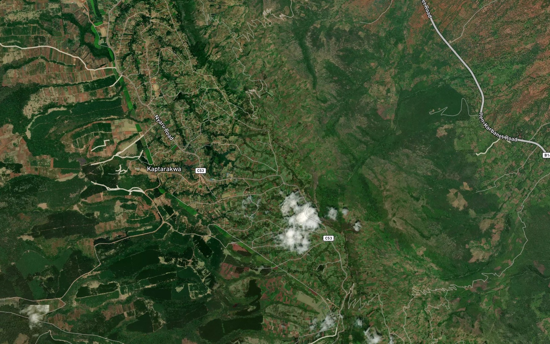 Satellite map of the Sion