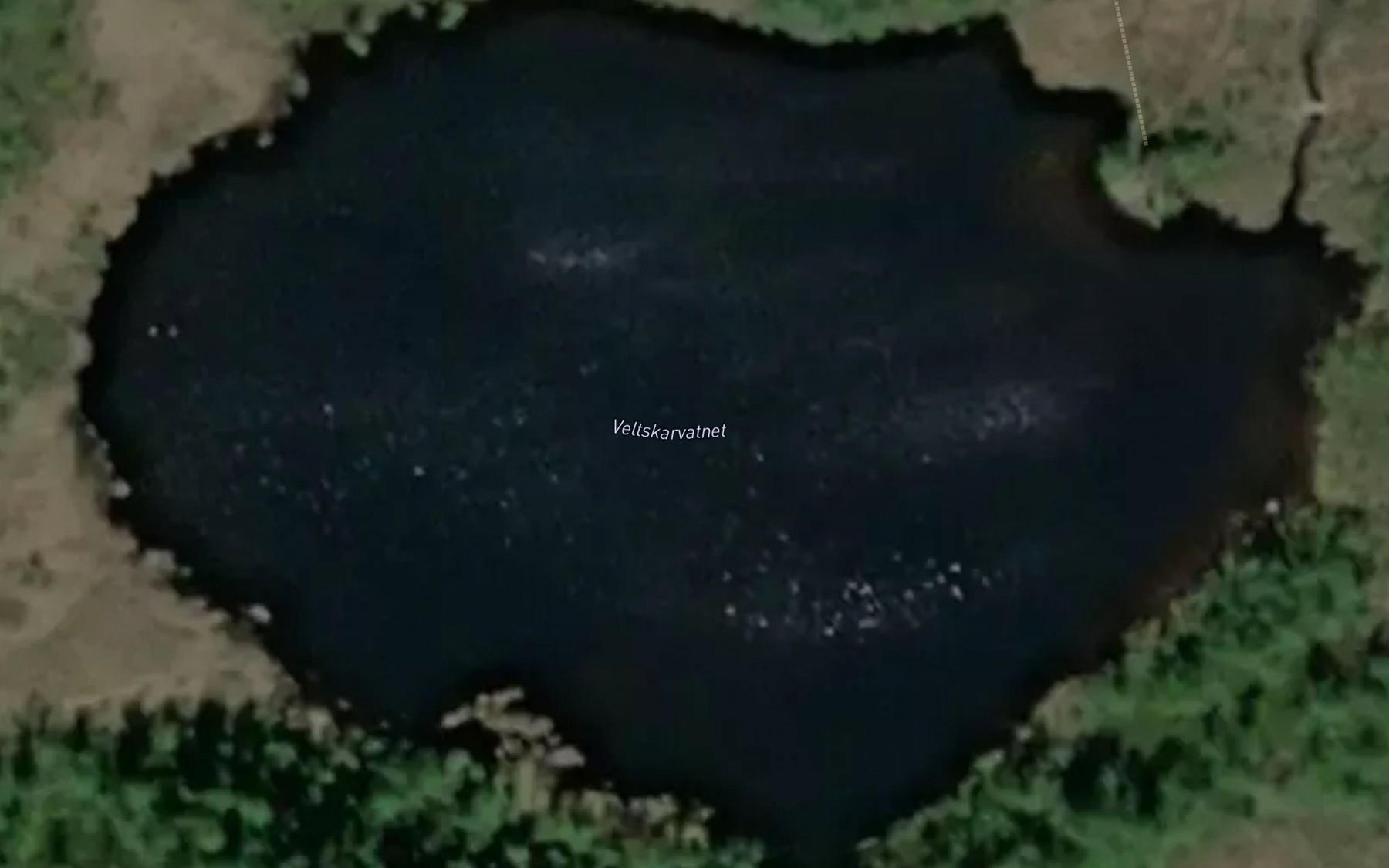 Satellite map of the Veltskardvatnet