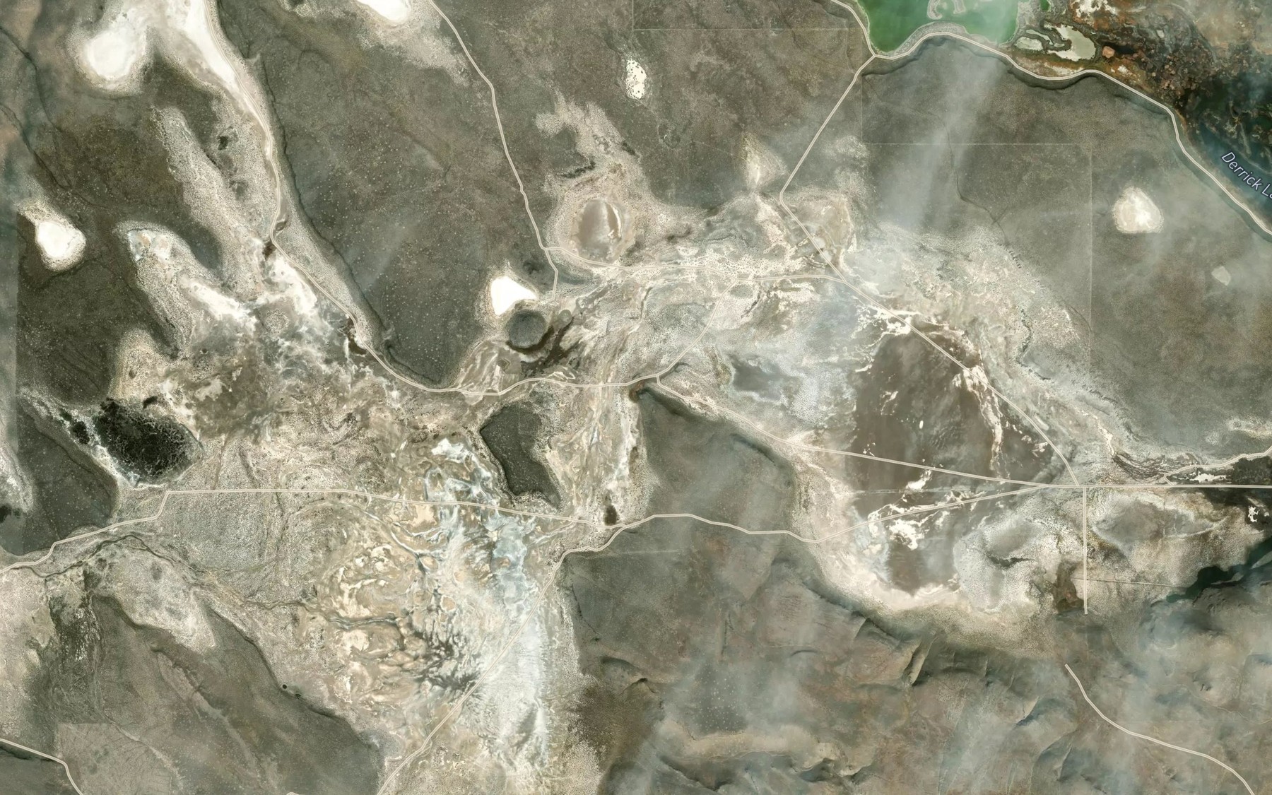 Satellite map of the Thorn Spring