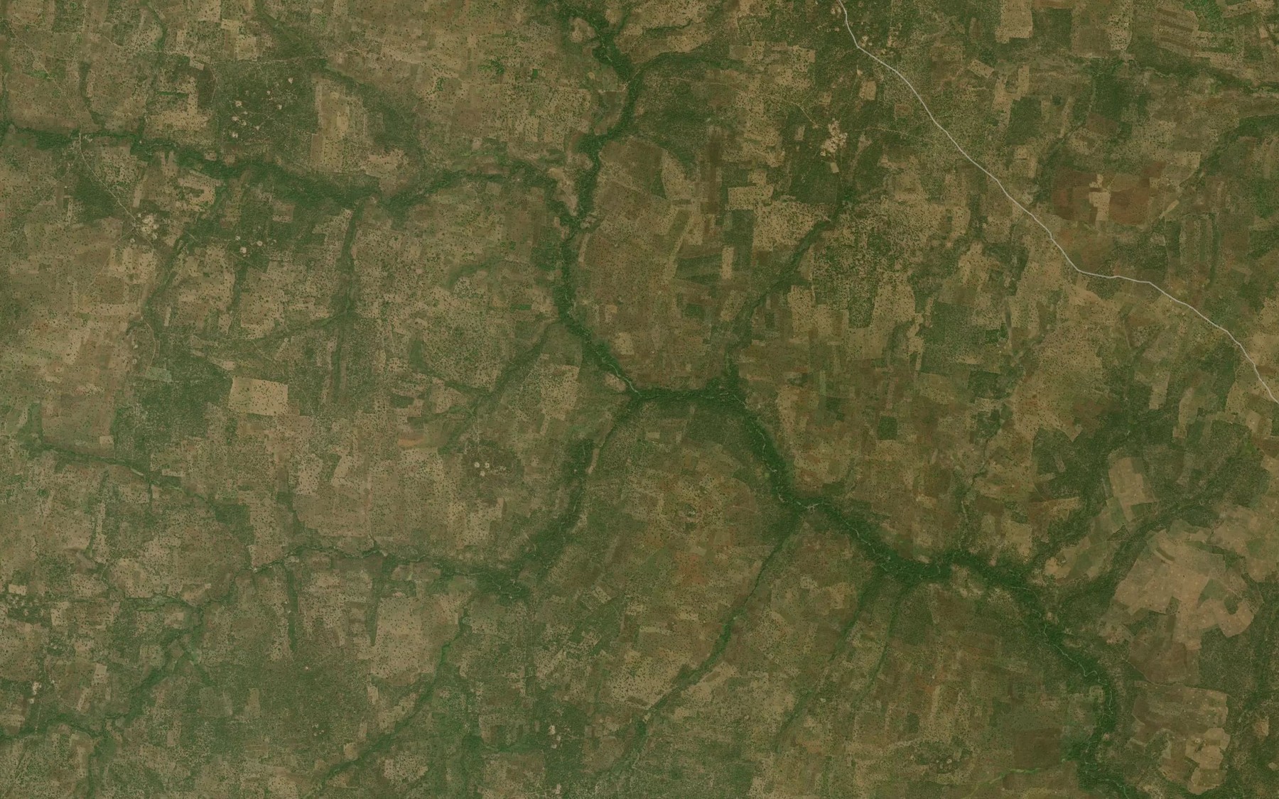 Satellite map of the River Kpetera
