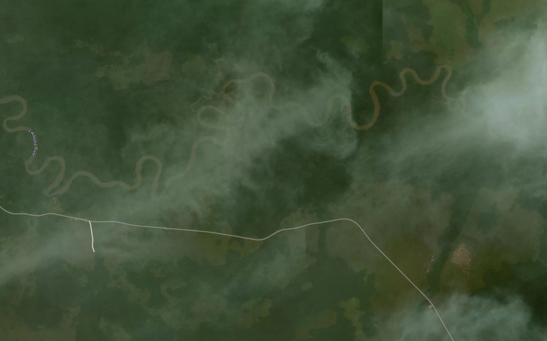 Satellite map of the Tetiembou