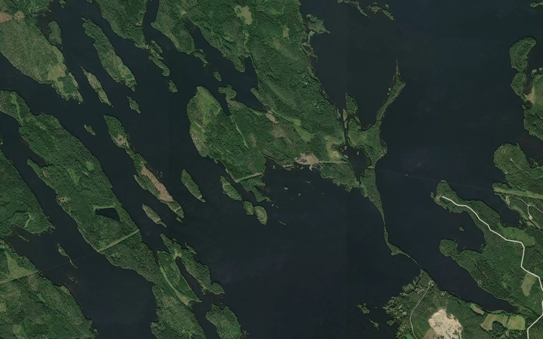Satellite map of the Rekilahti