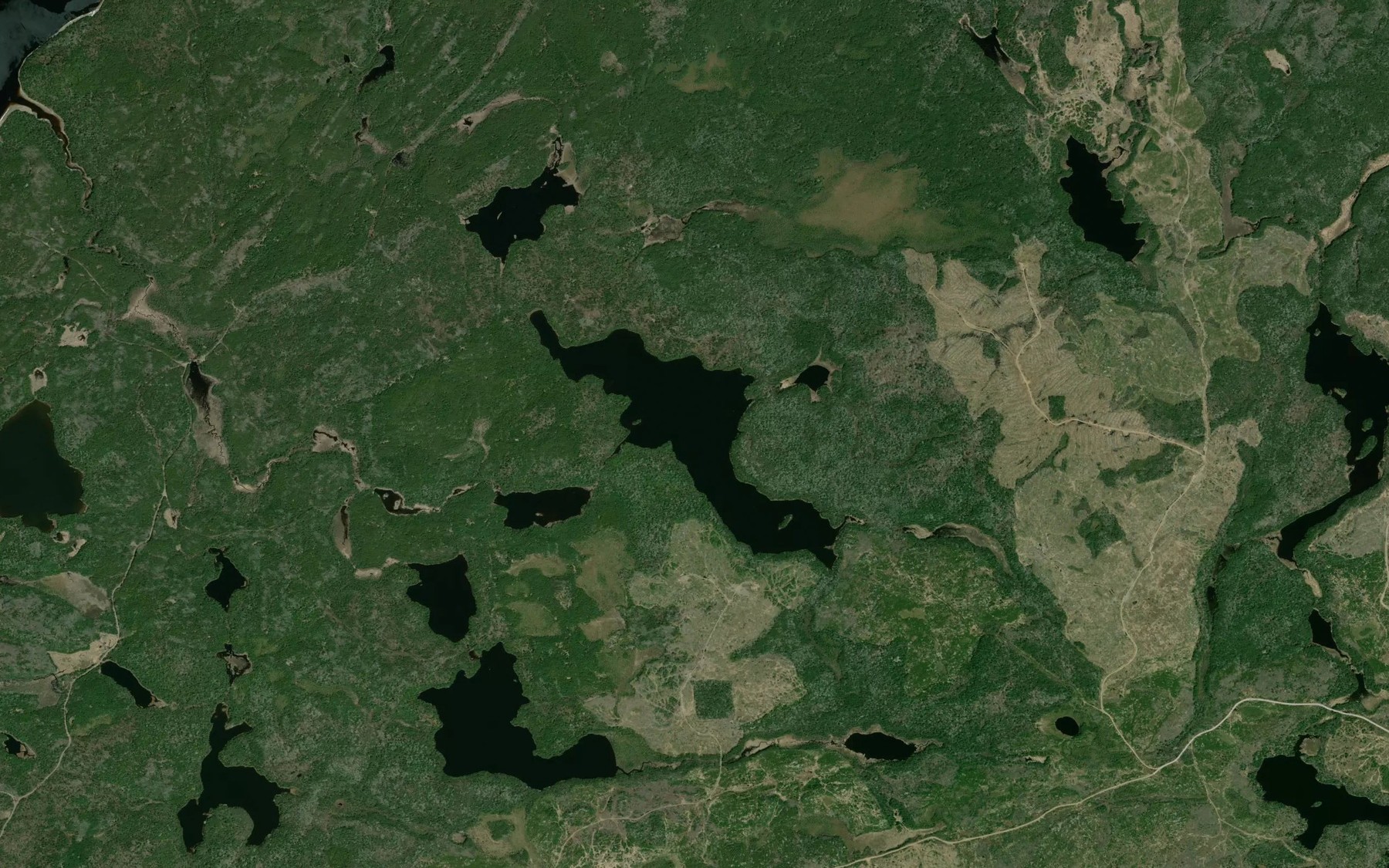 Satellite map of the Prain Lake