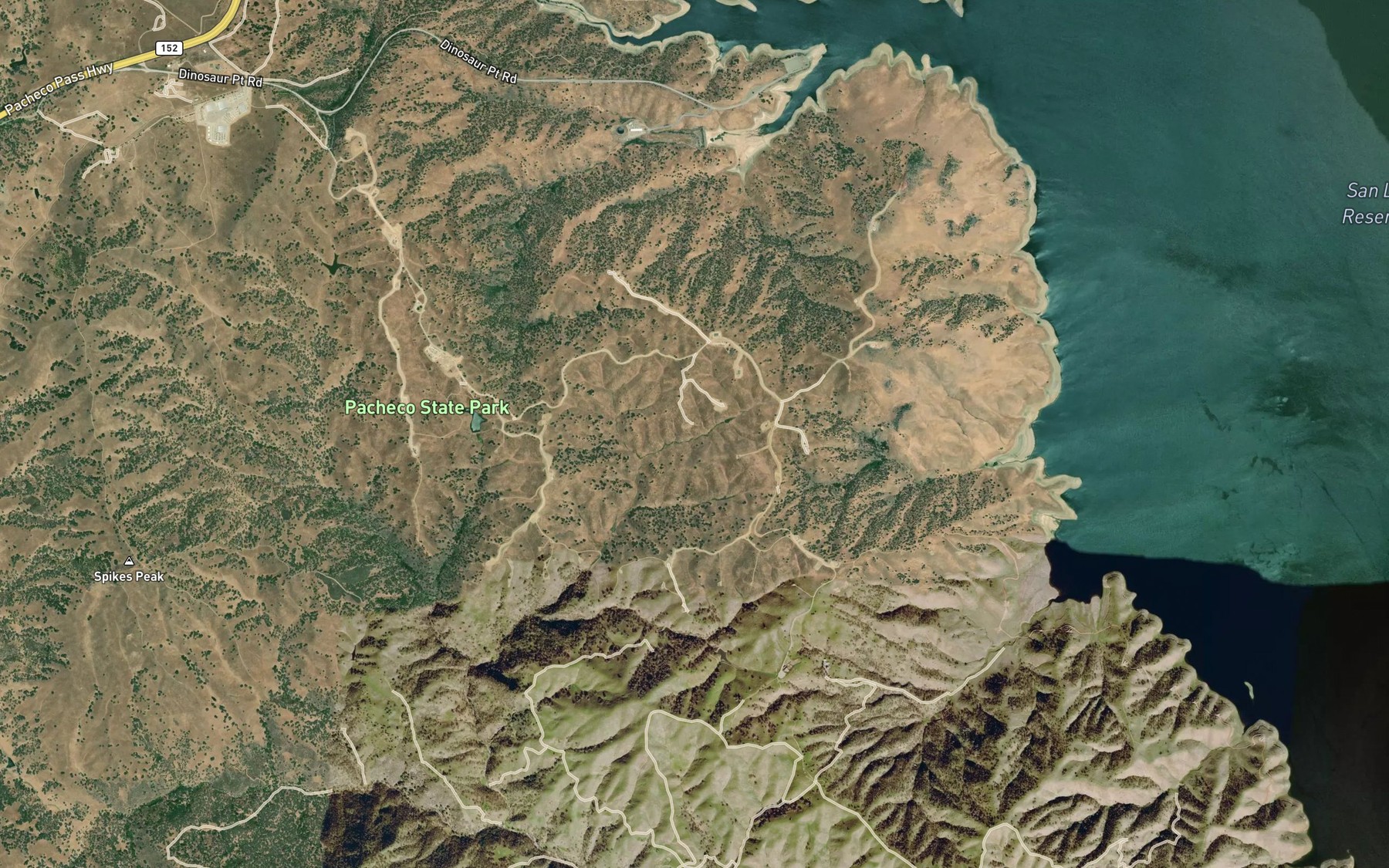 Satellite map of the Windmill Spring